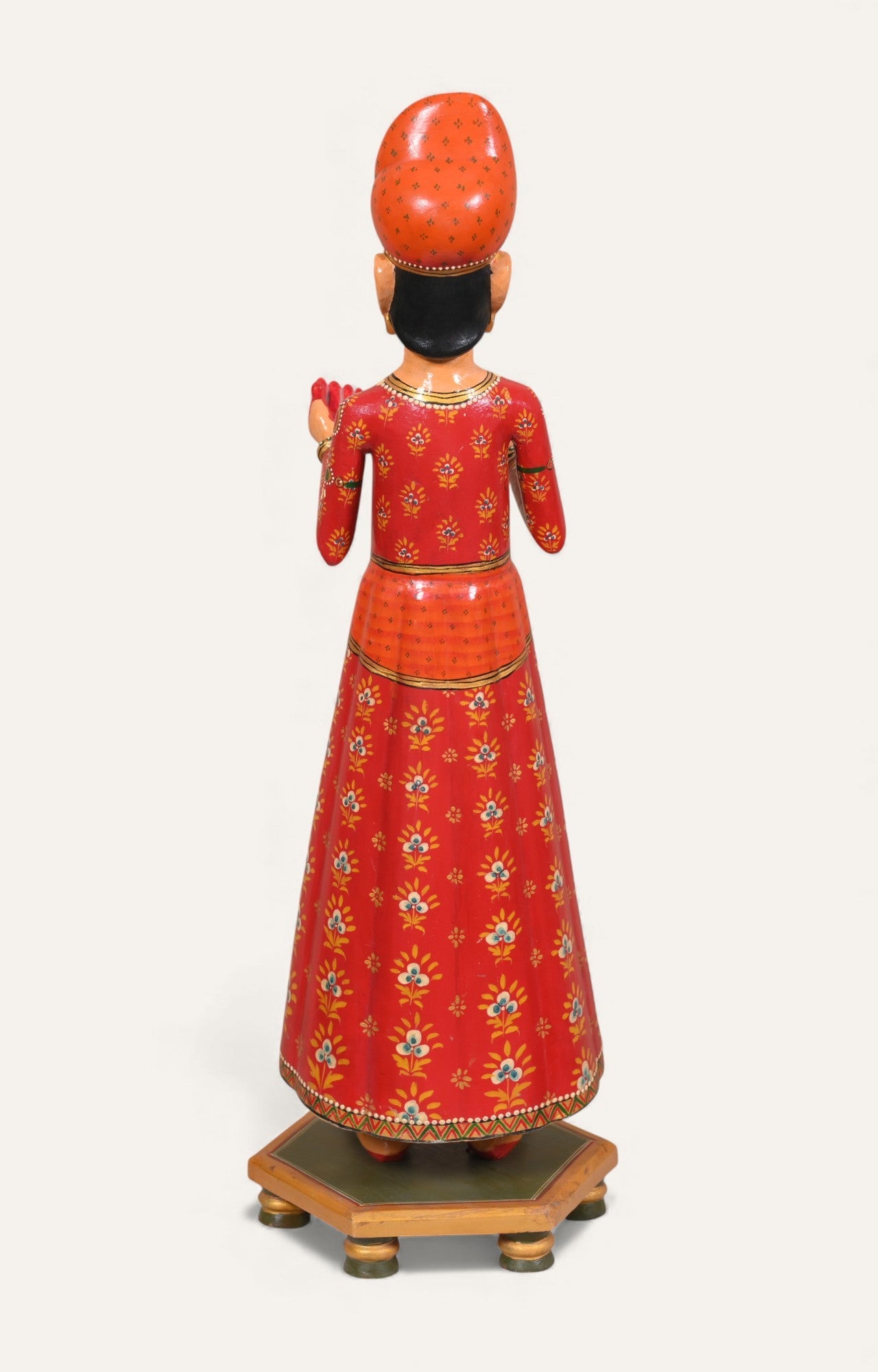 Hand-Painted Traditional Indian Gentleman Figurine