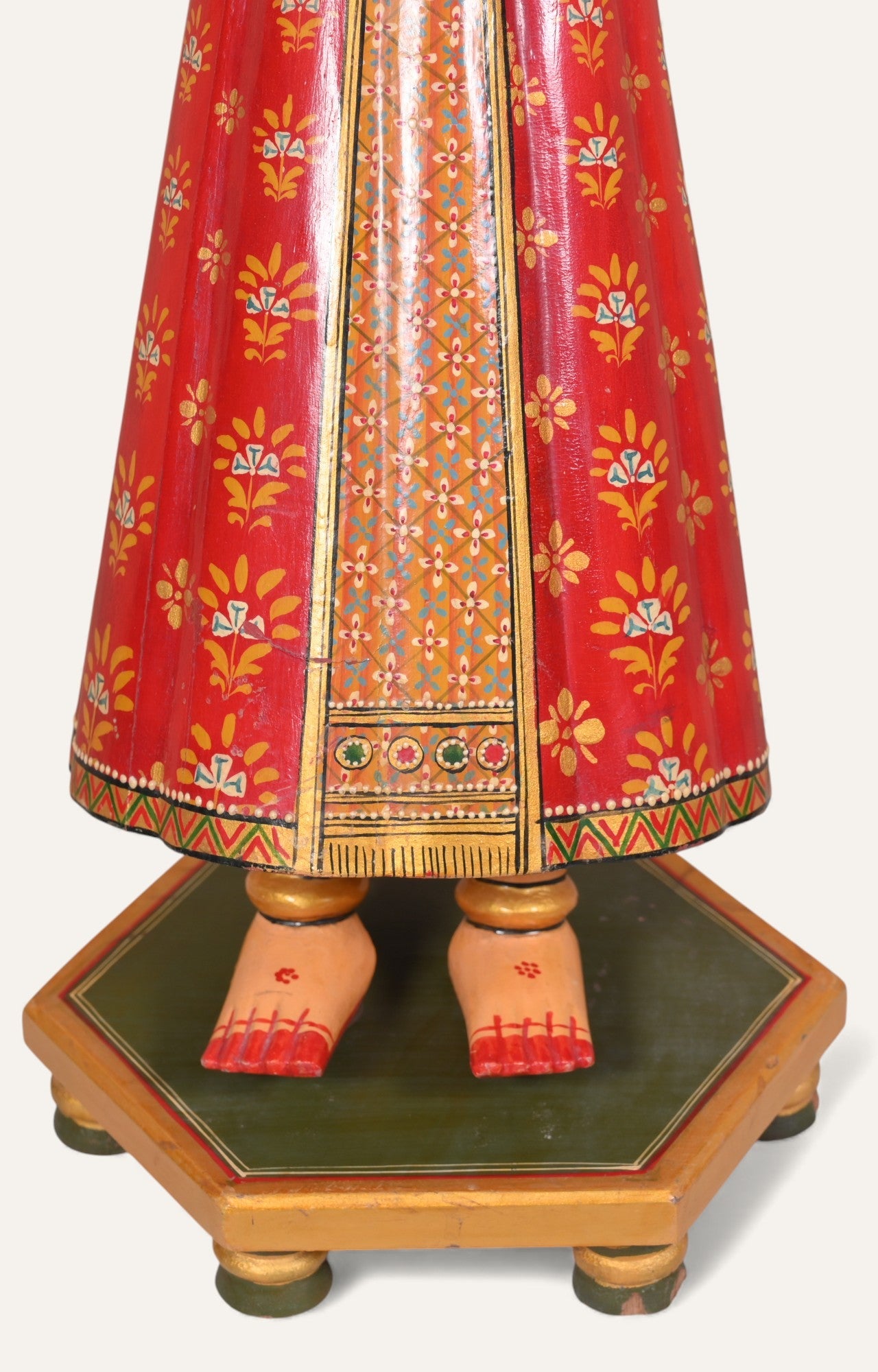 Hand-Painted Traditional Indian Lady Figurine