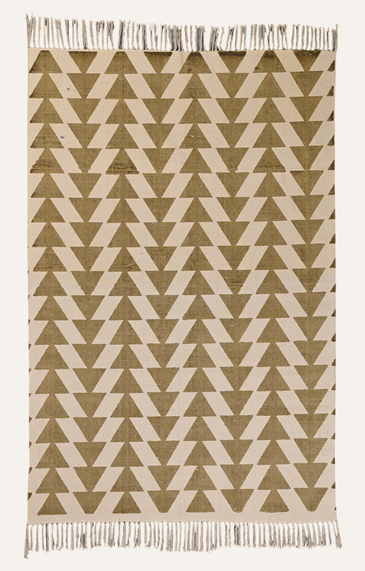  Zigzag Chevron Cotton Rug