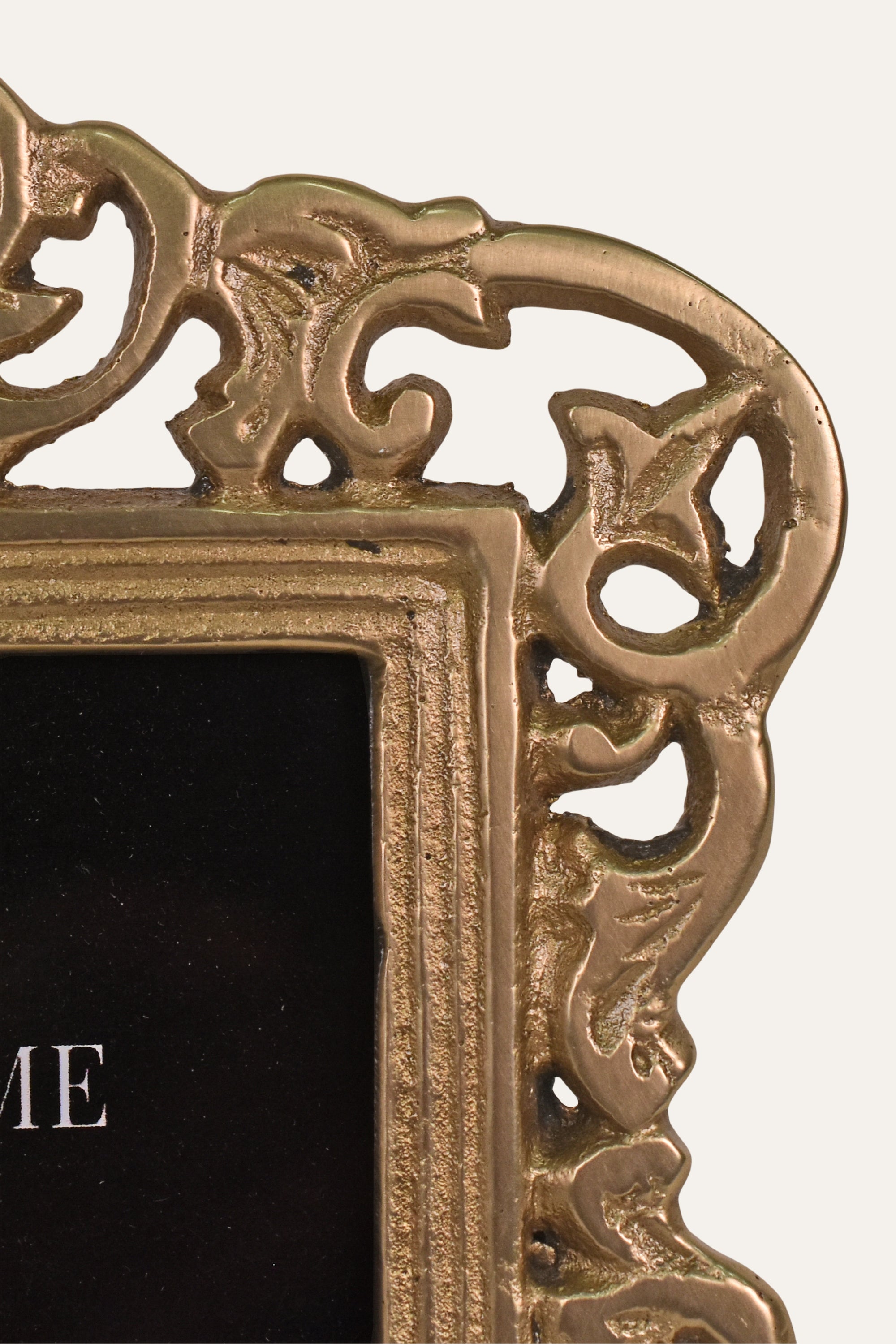 antique brass photo frame