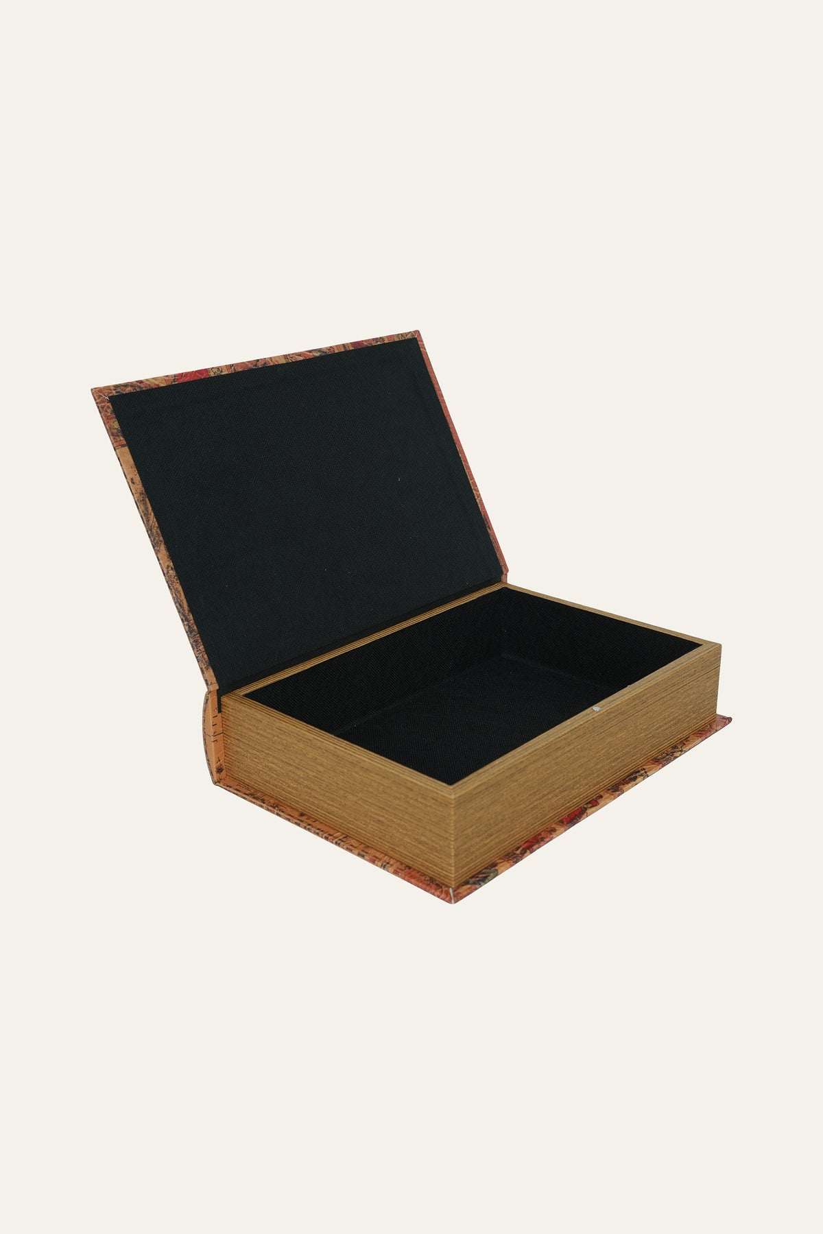antique map decorative book box