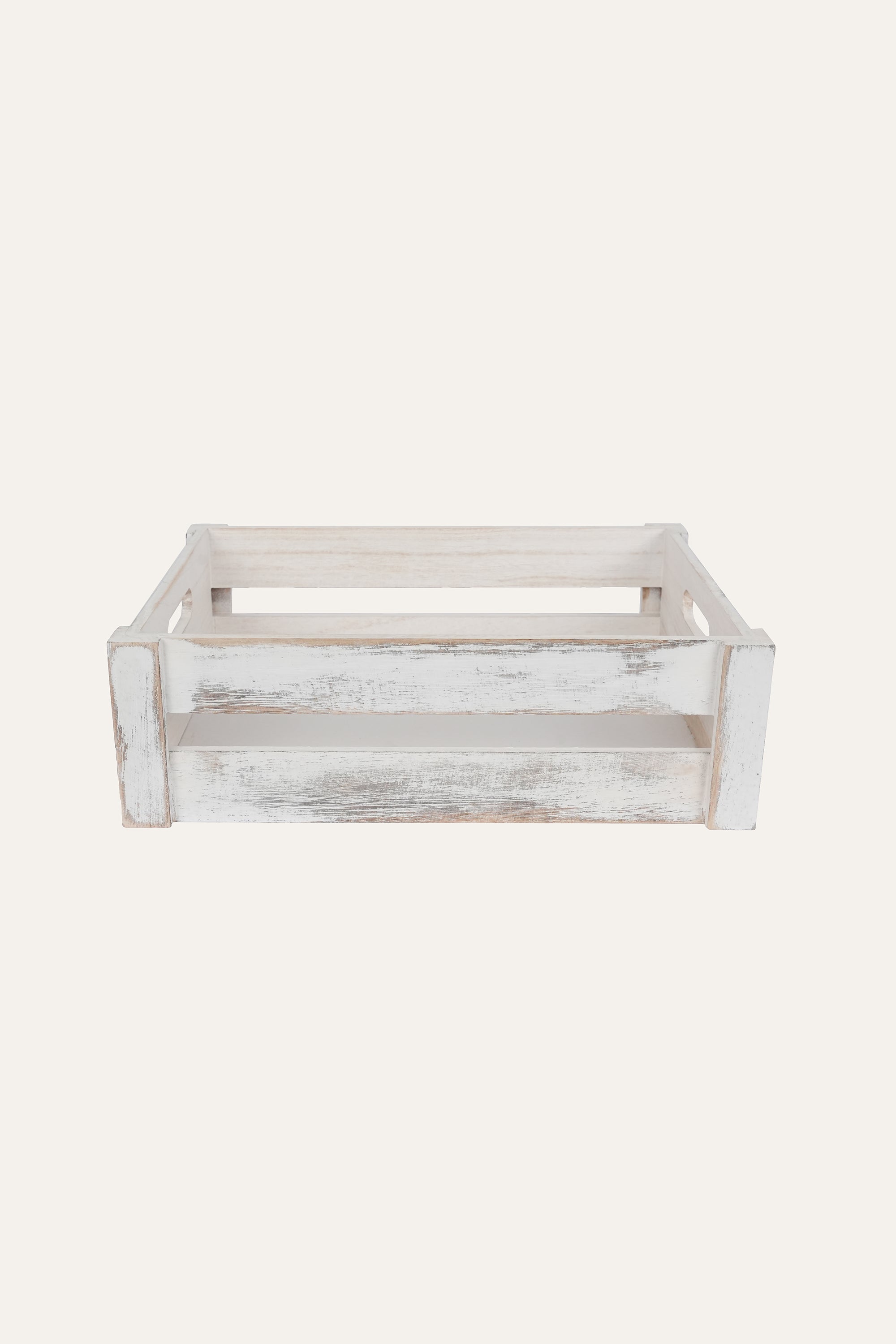 antique style wooden basket