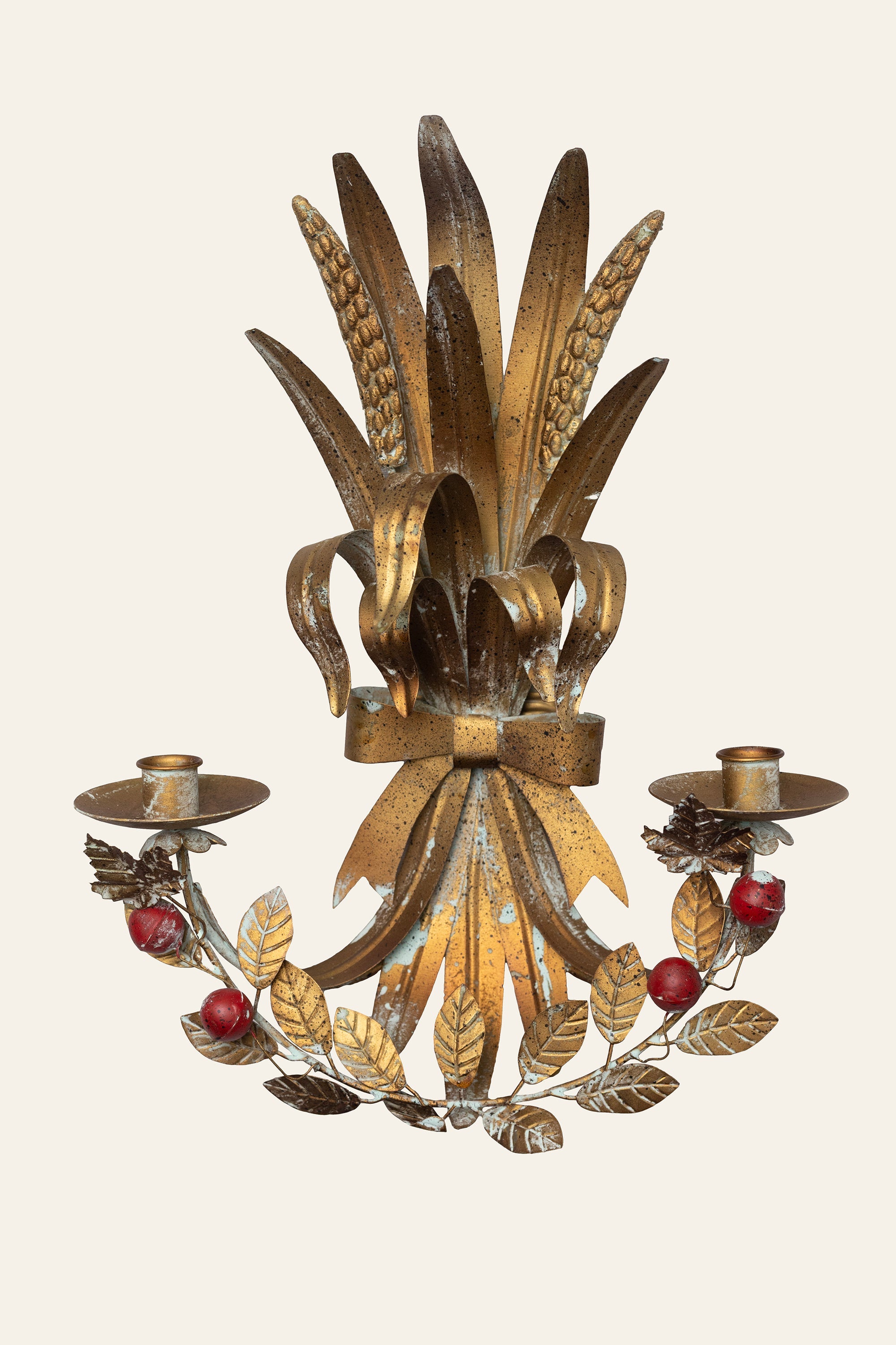 artistic botanical wall sconce