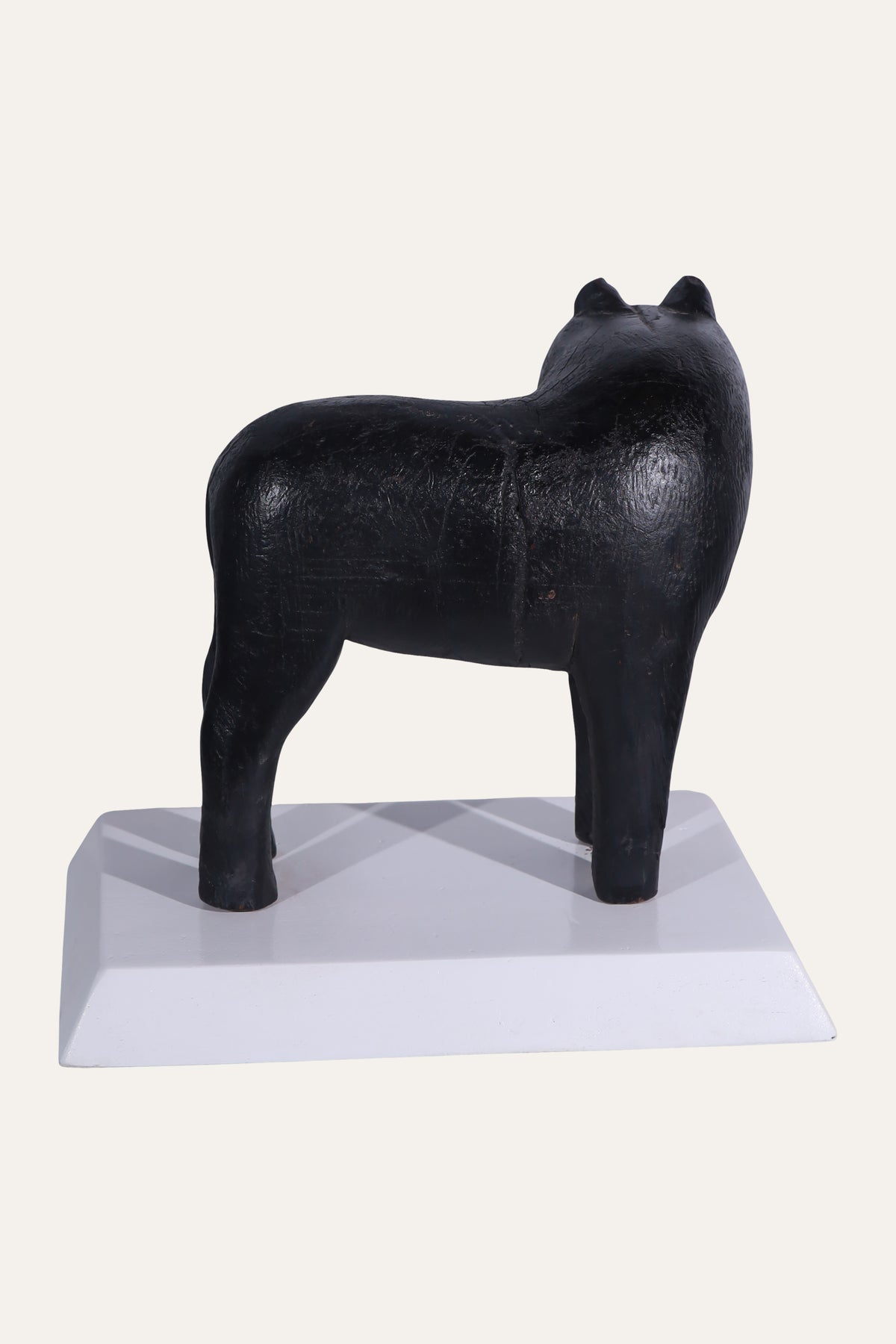 black carved wooden decor for home