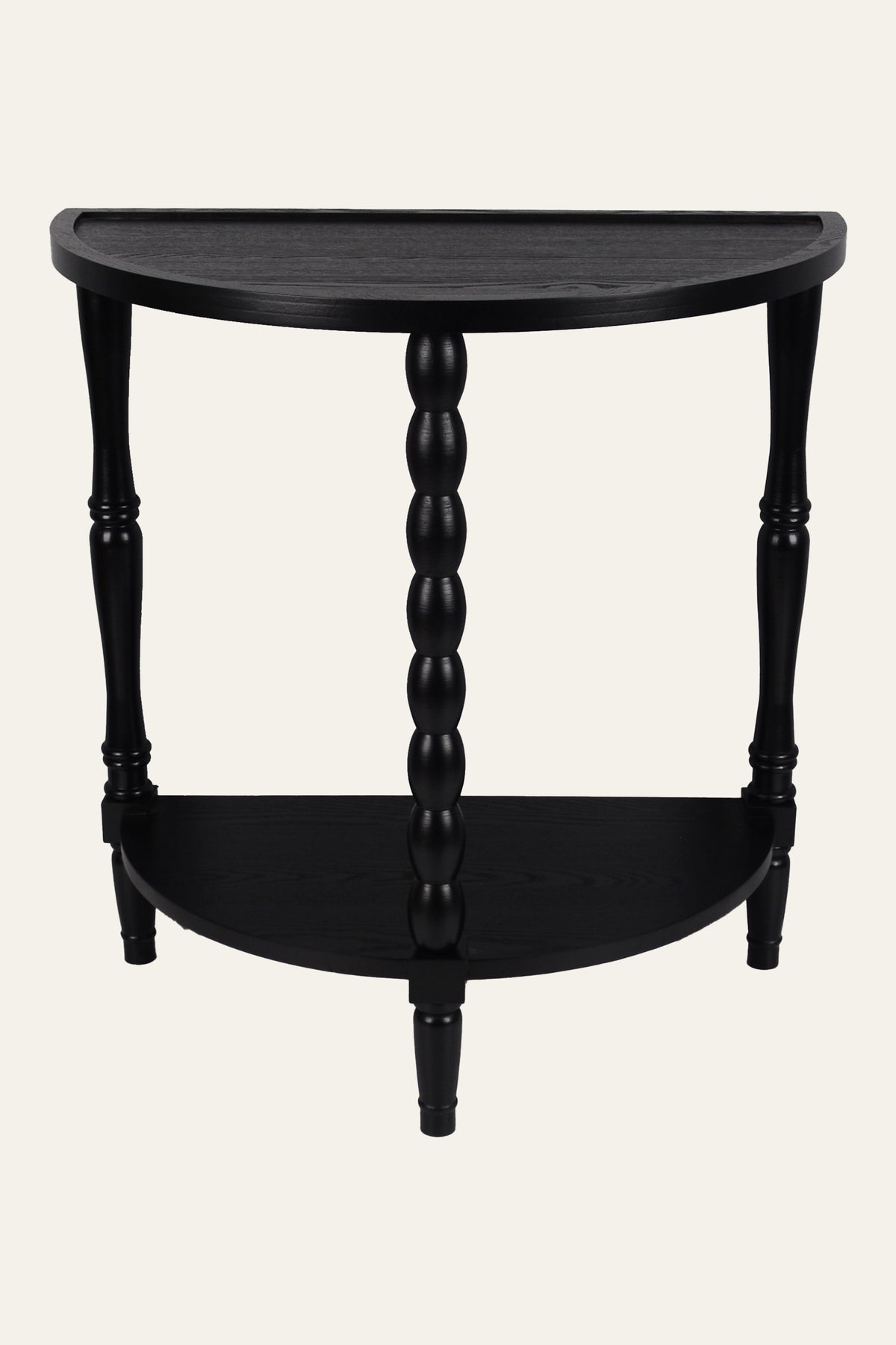 black crescent console table