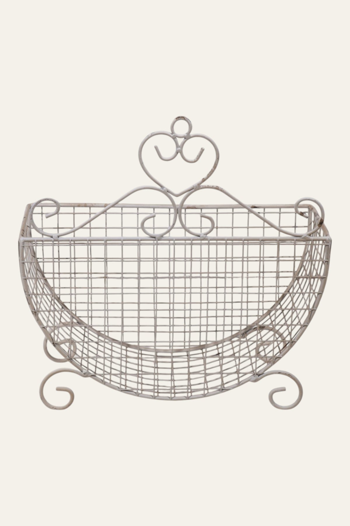 crescent storage basket