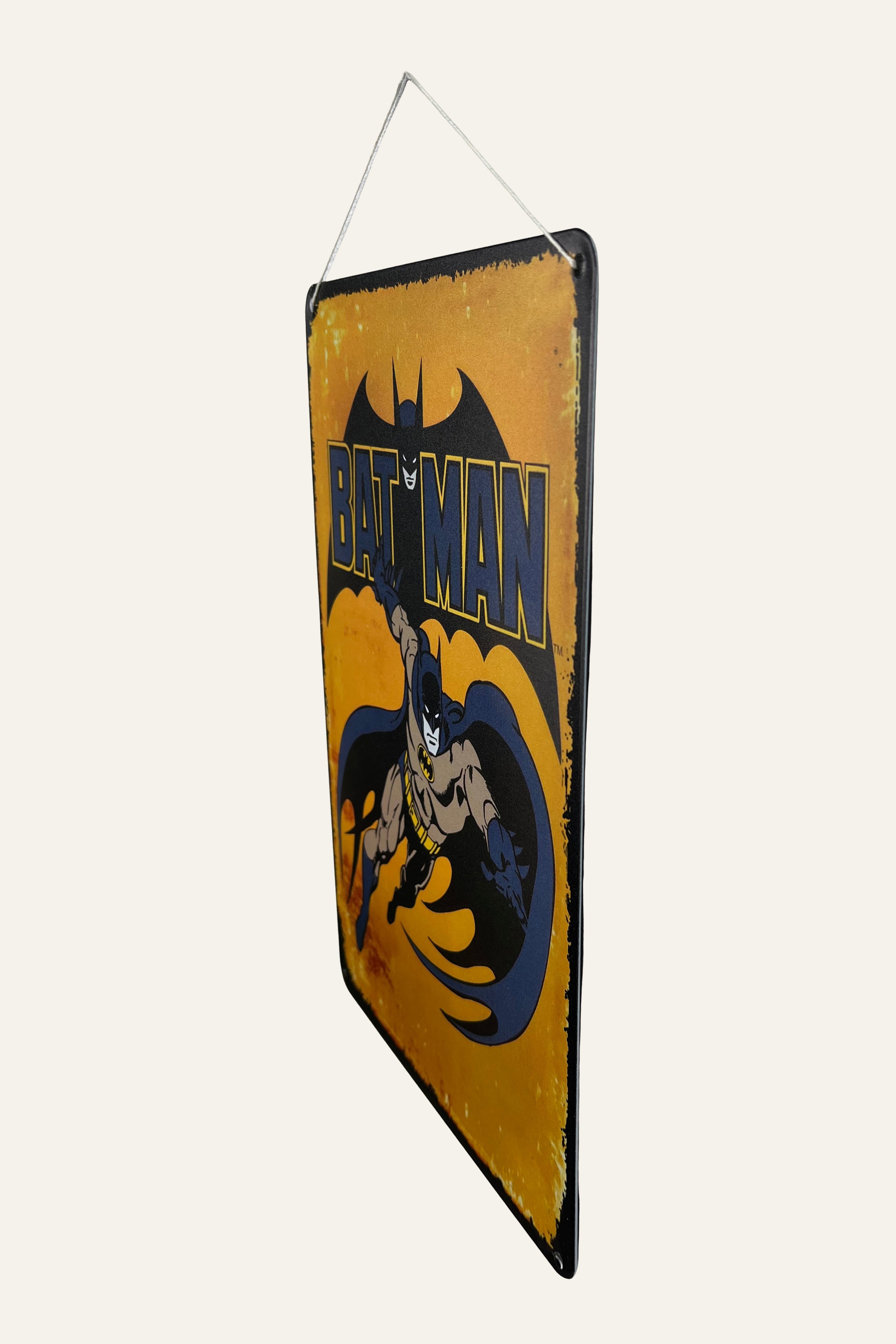 dc batman wall art metal sign