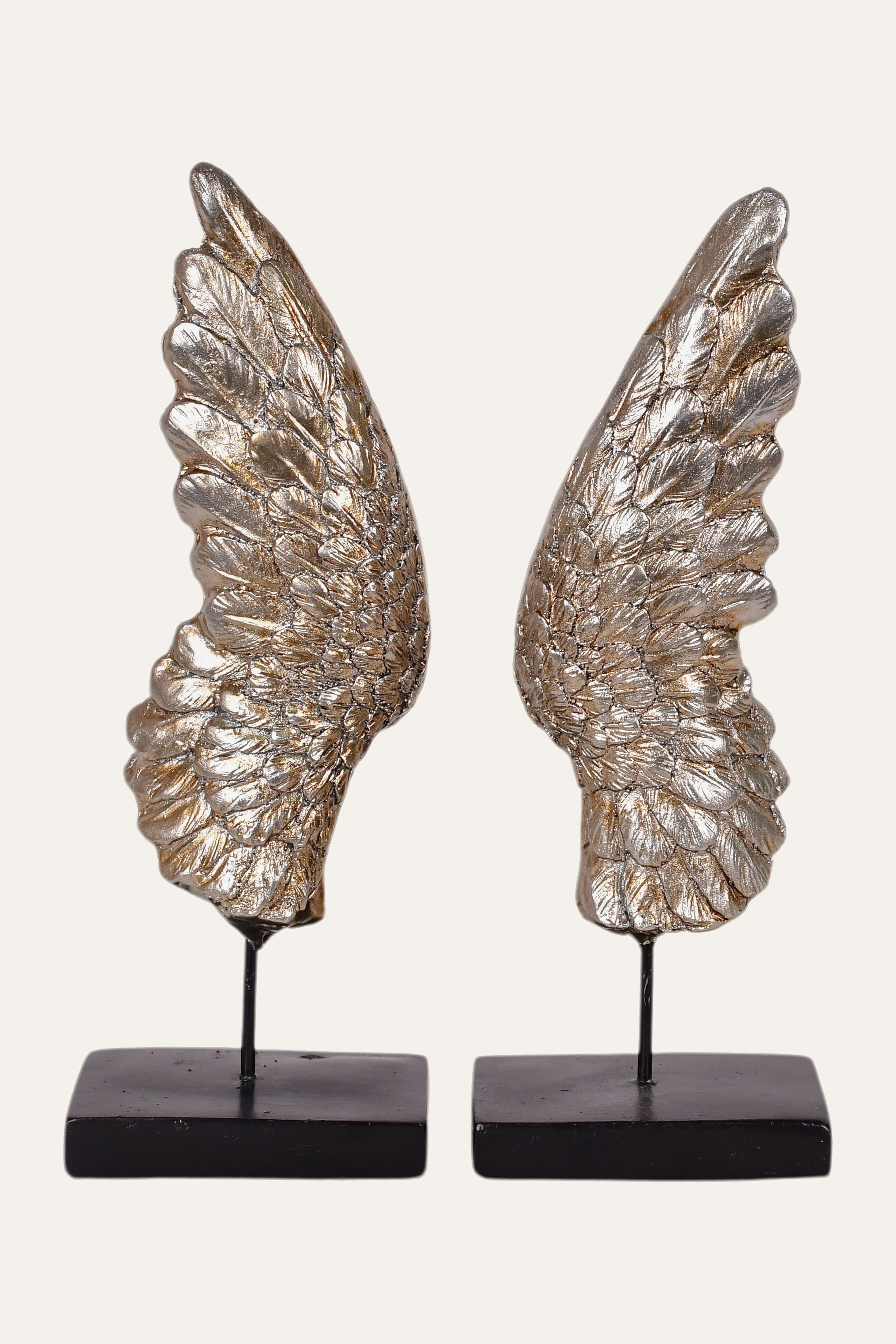 decorative angel wing sculptures