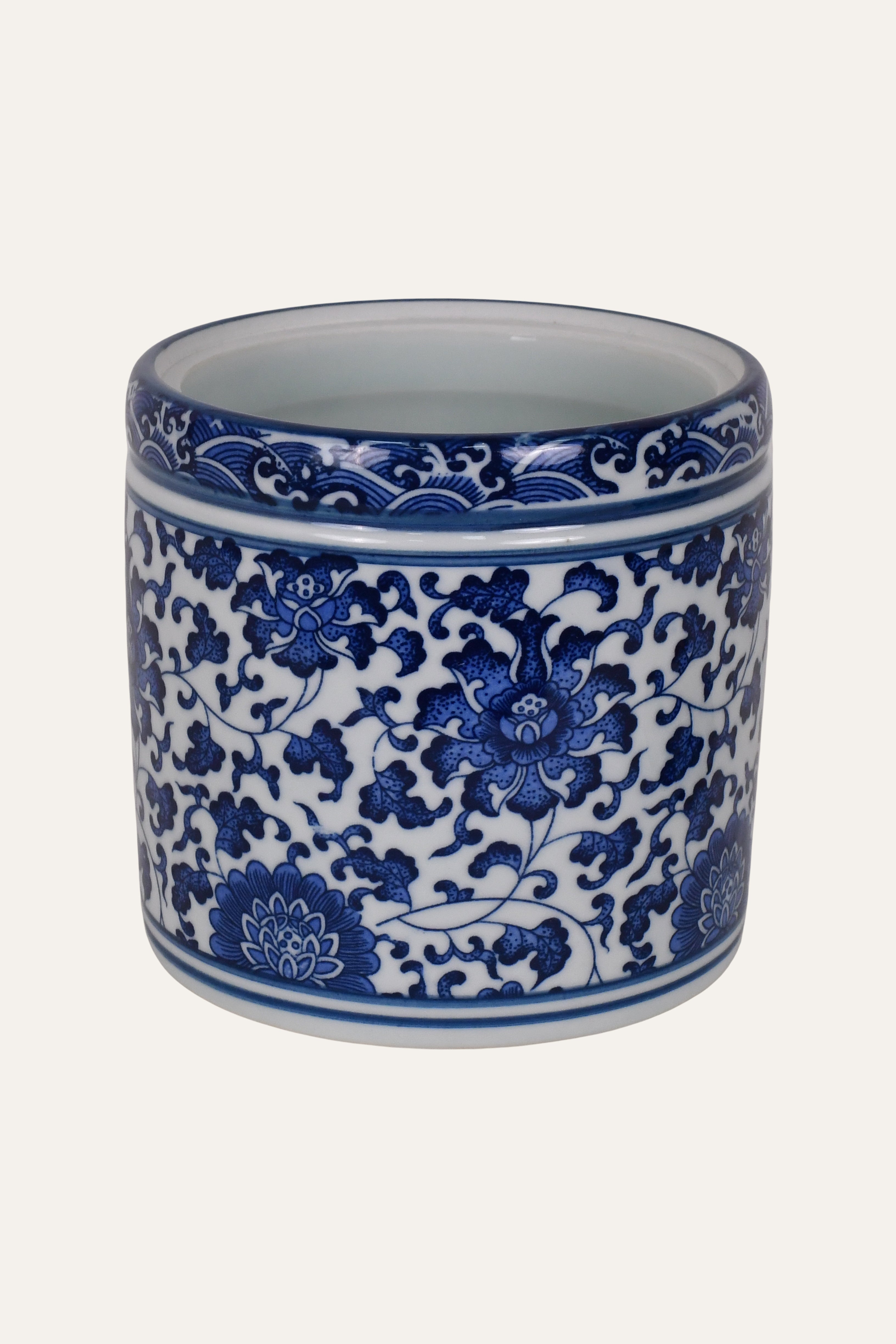 decorative porcelain storage jar