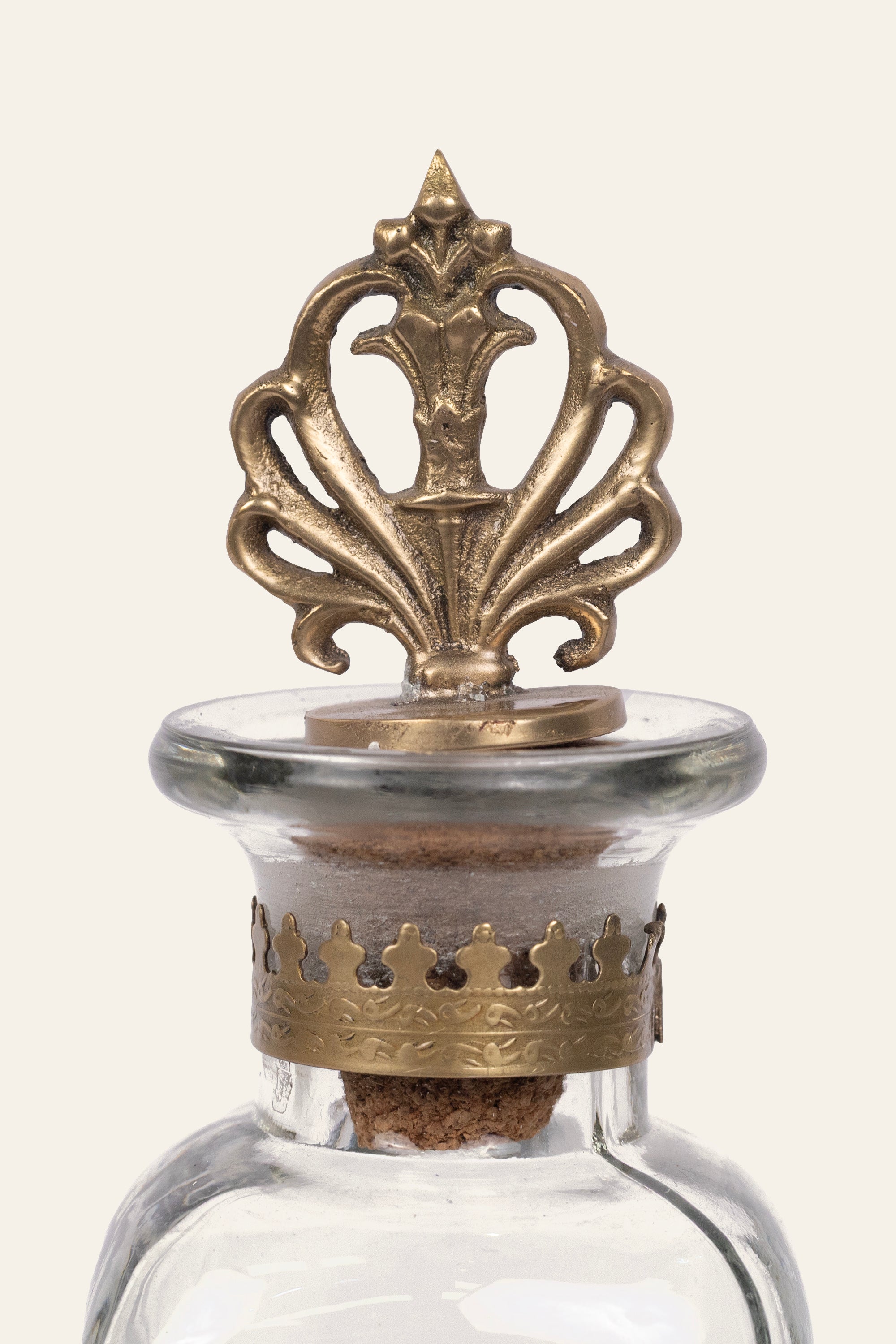 decorative vanity glass bottle