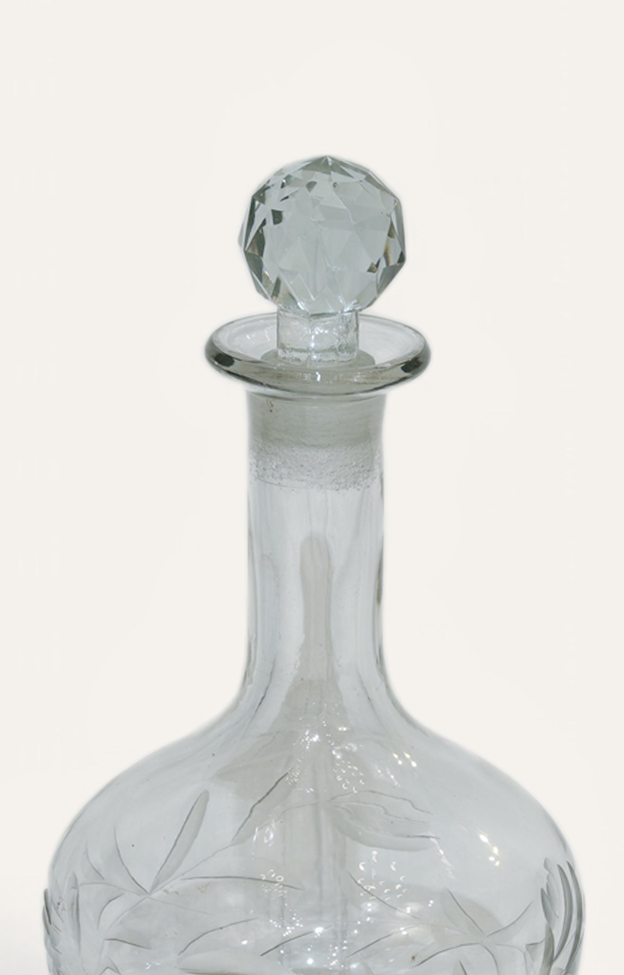 Athena's Transparent Glass Decanter