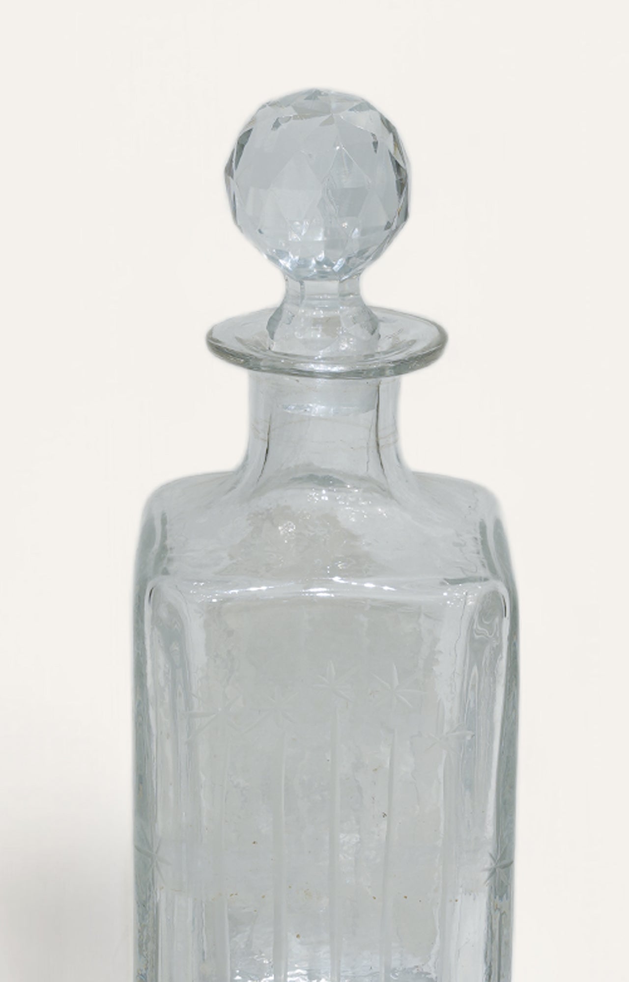 Delphic Transparent Glass Decanter