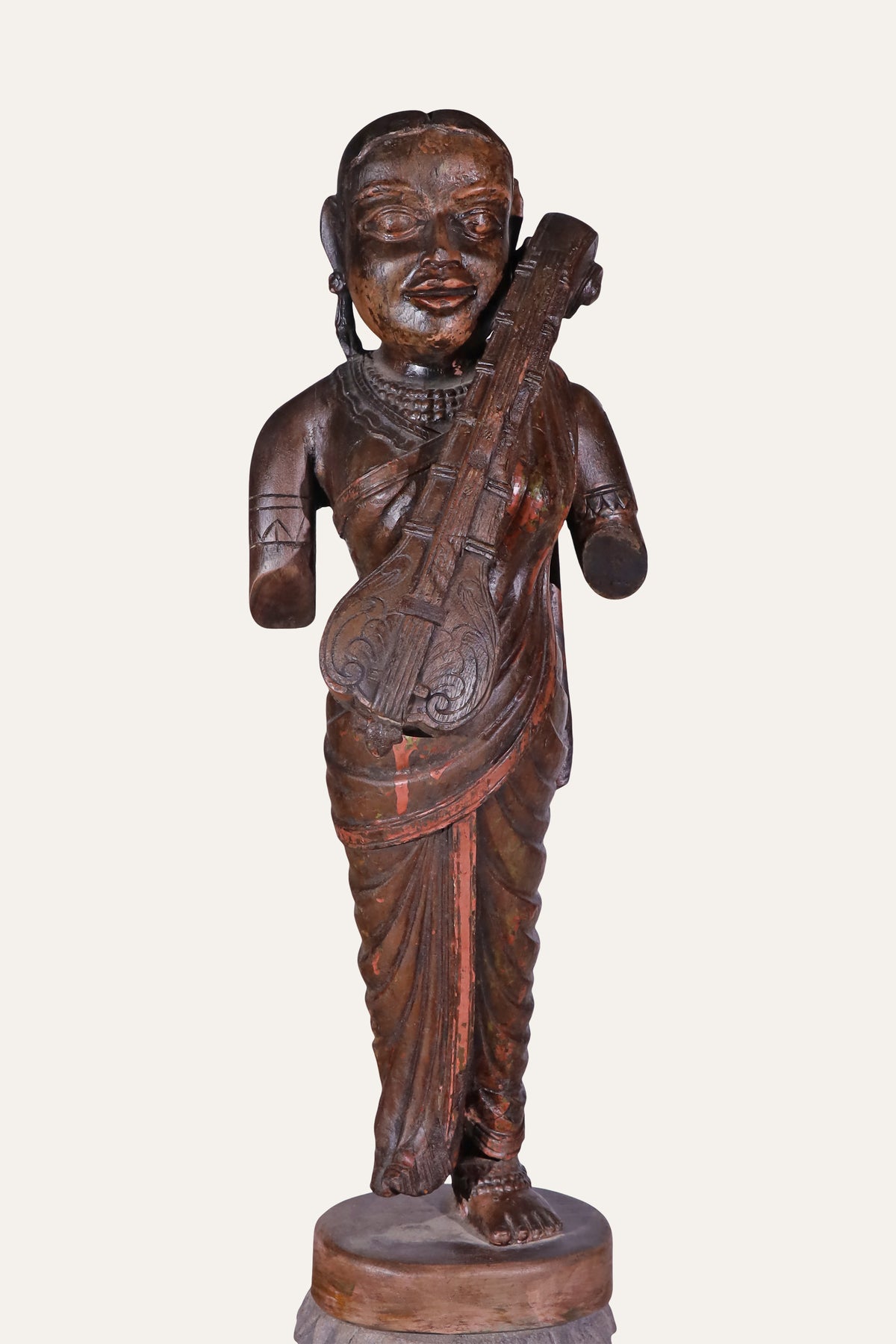 female musician figurine