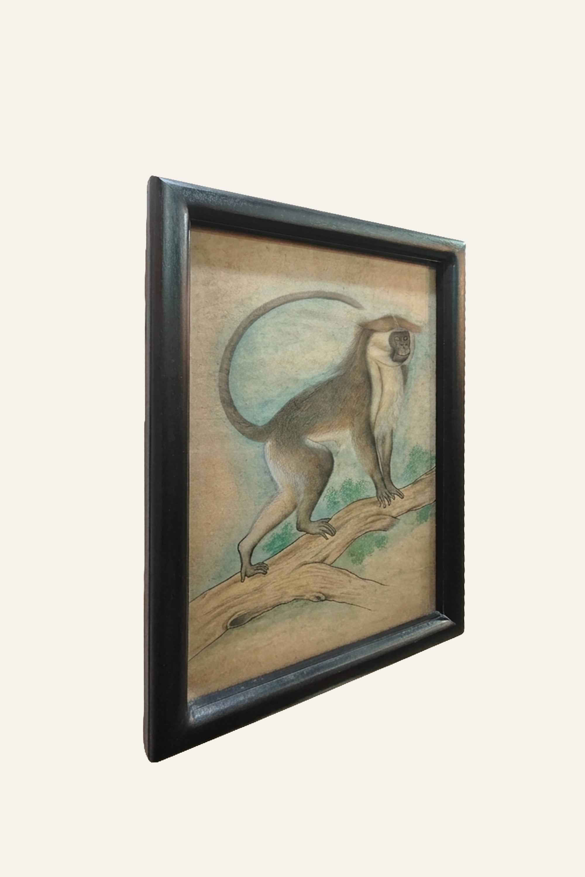framed animal painting