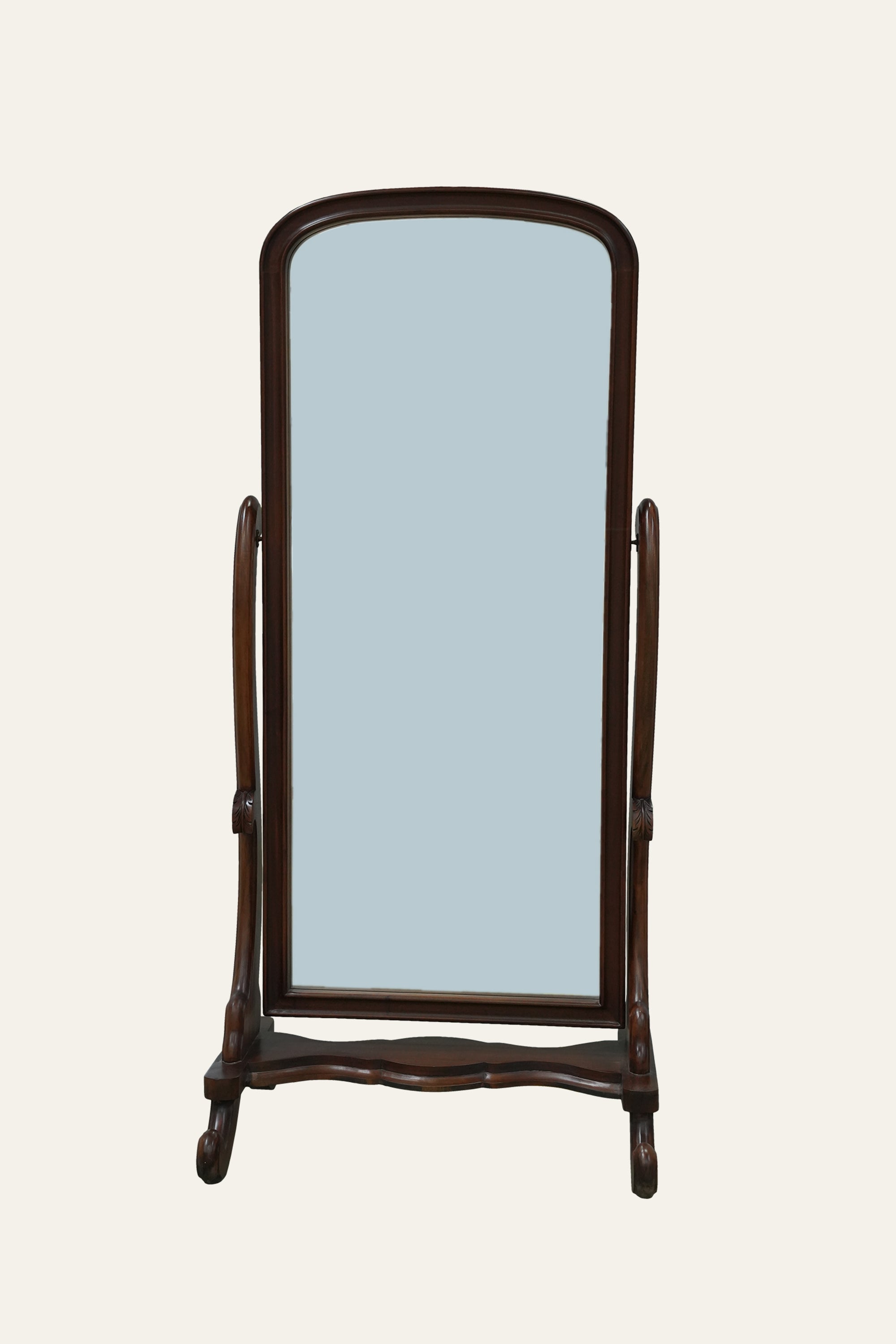 full body teak dressing mirror