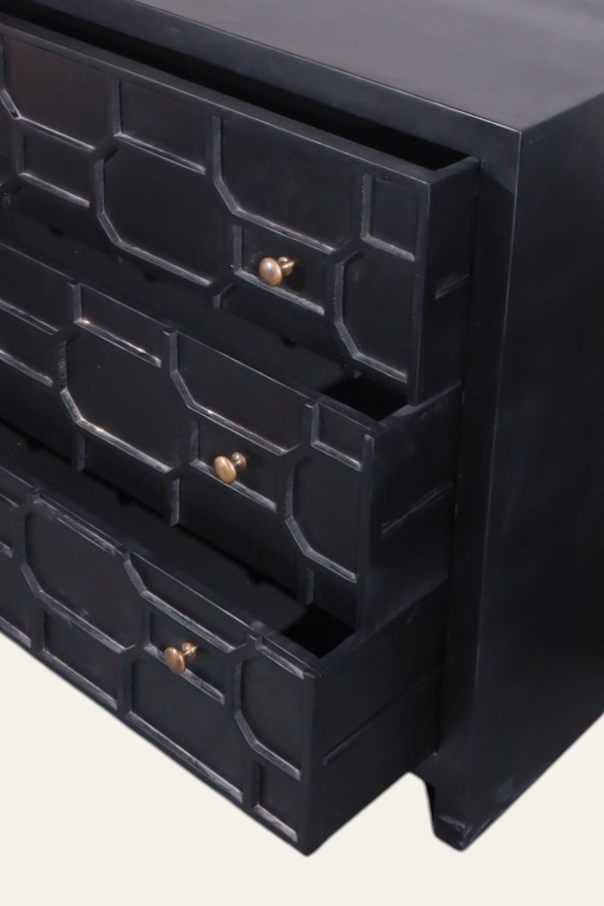 geometric chest of drawers