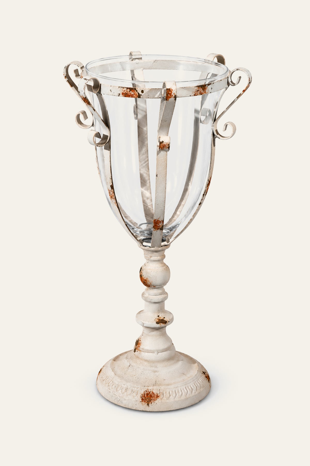 glass candle stand