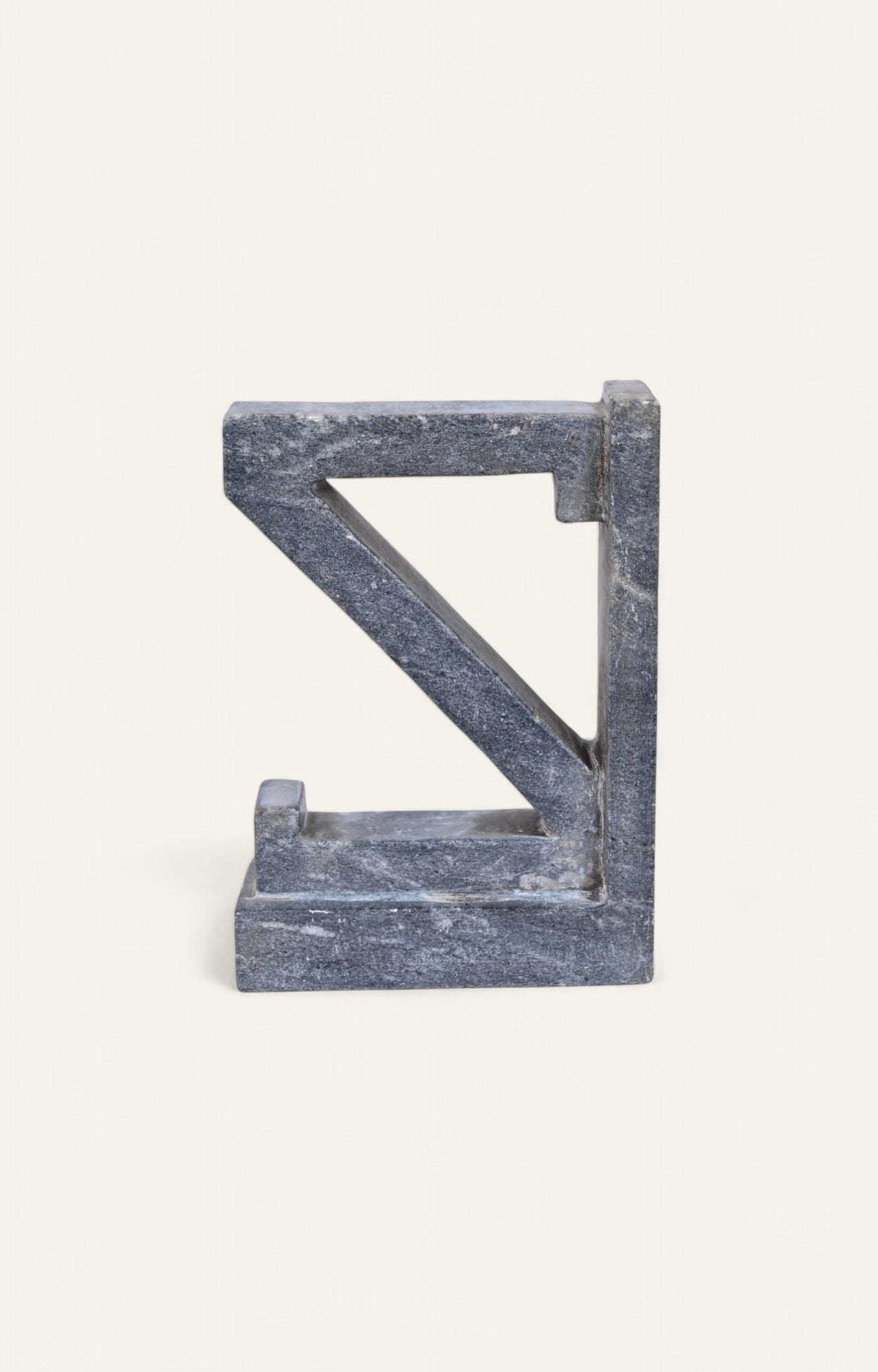 grey marble bookshelf bookends