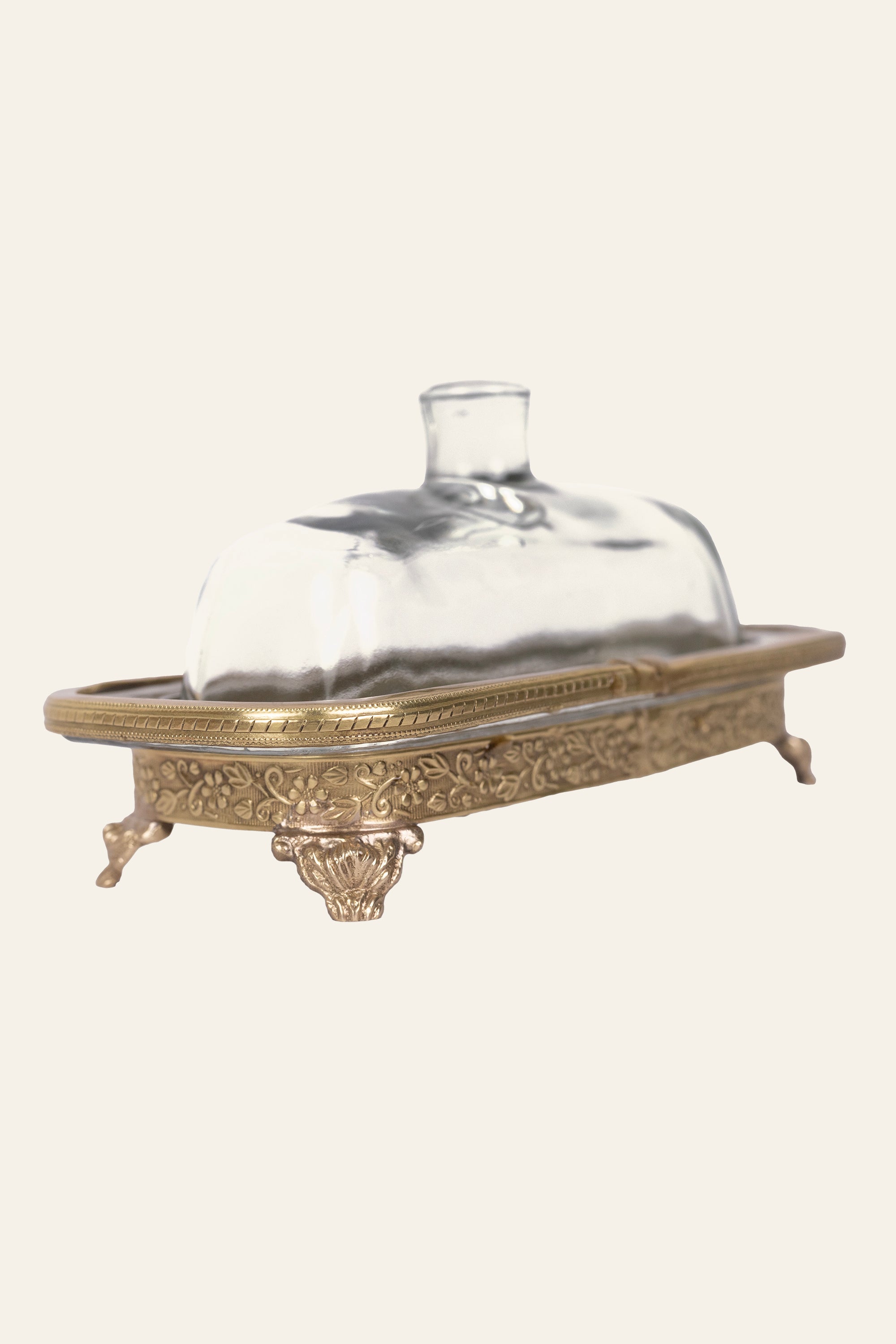 handcrafted butter dish for dining table