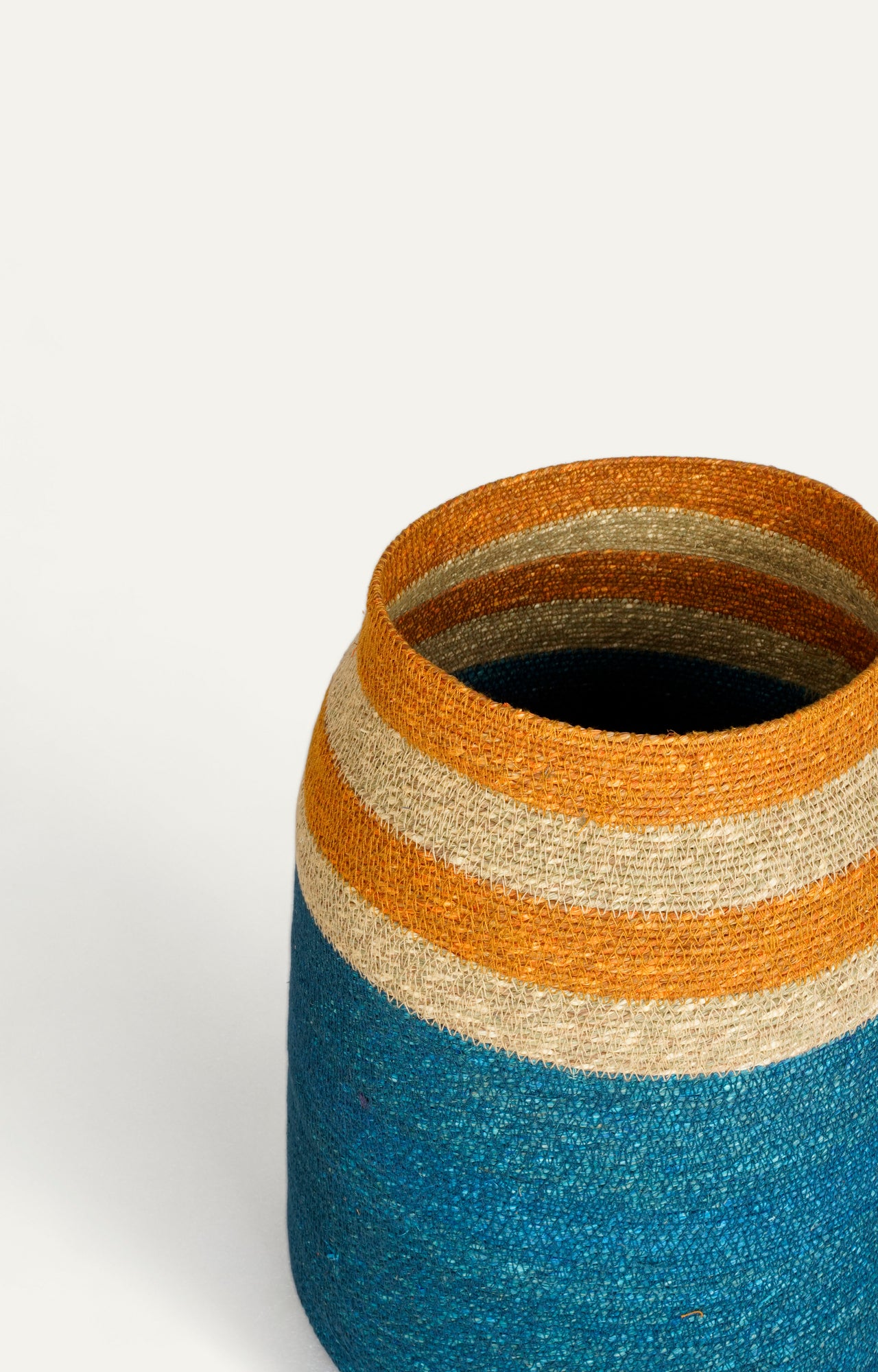handwoven seagrass basket