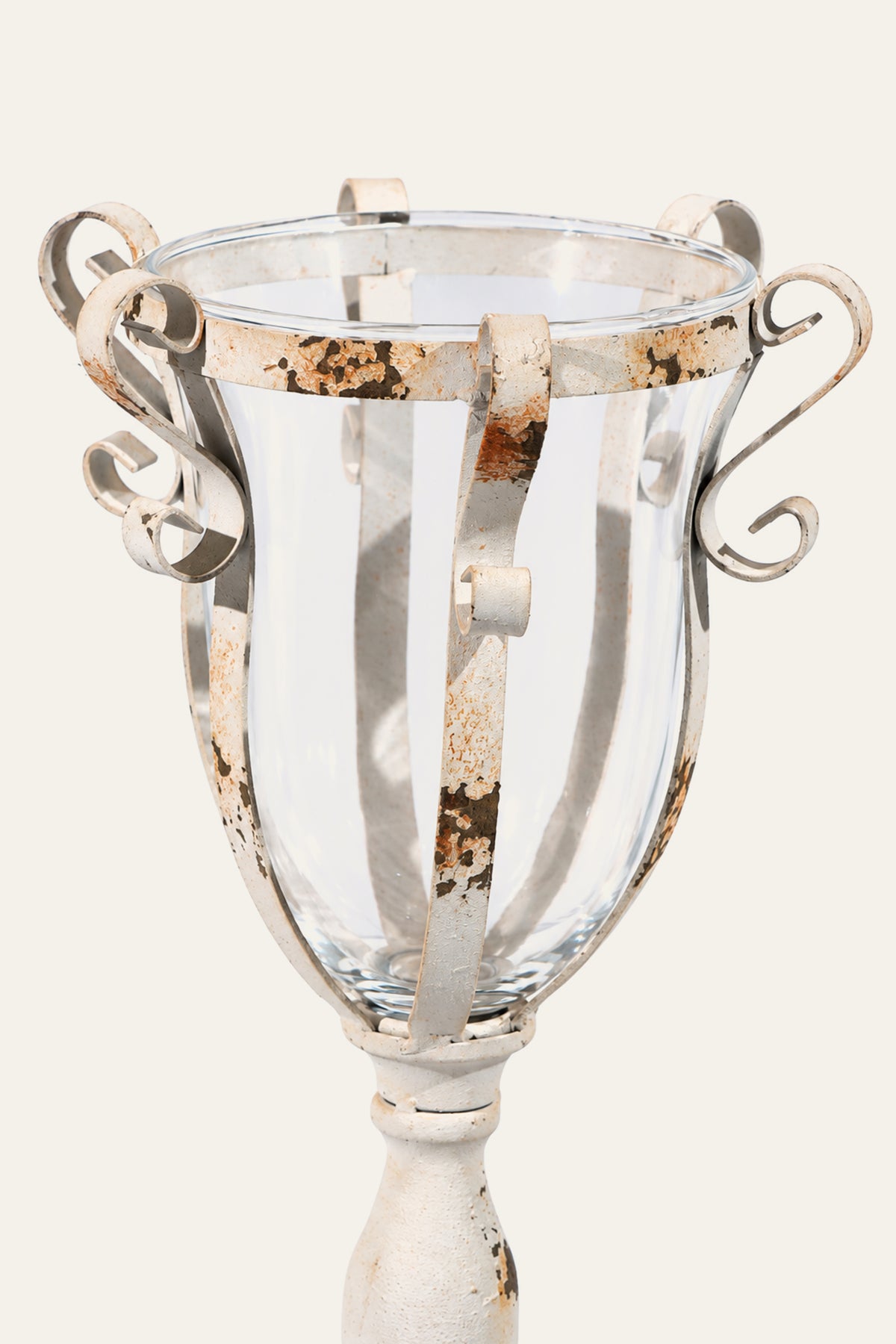 ivory pedestal candle stand