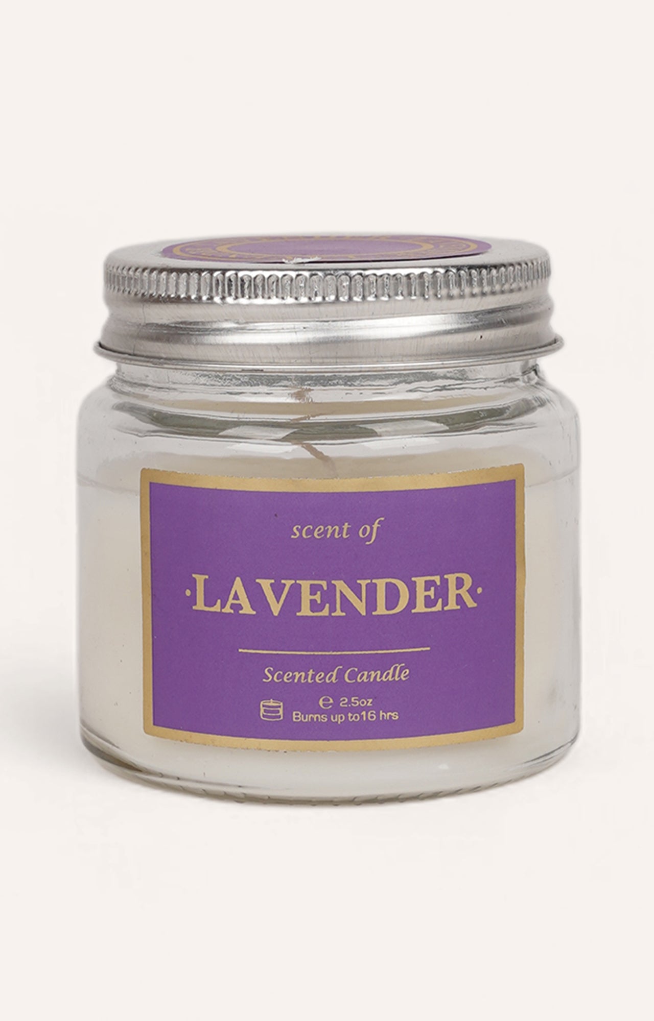 lavender-scented candle