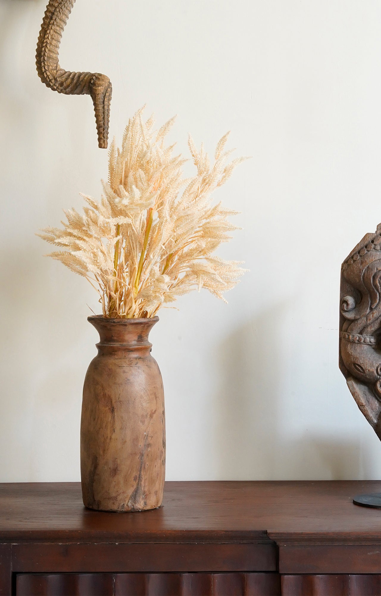 Ancient Wooden Planter