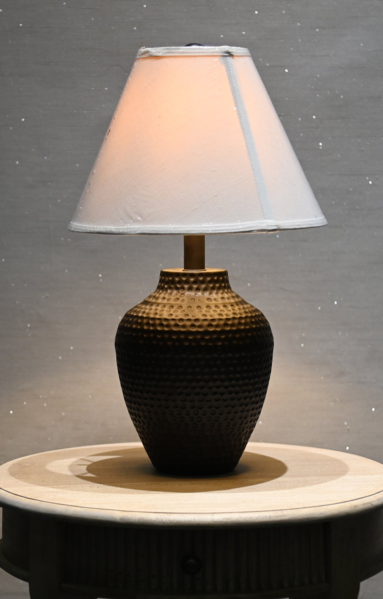 Iron Black Table Lamp