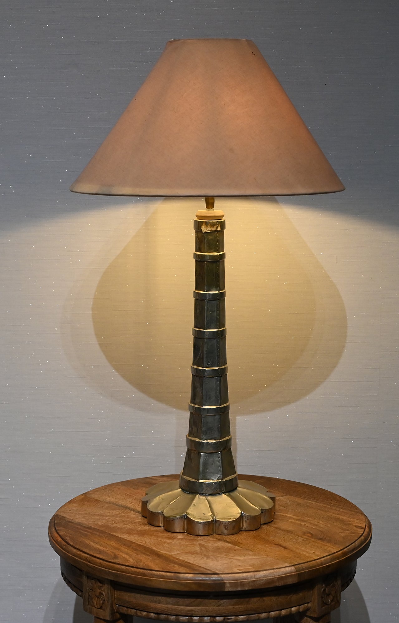 The Gleaming Brass Table Lamp