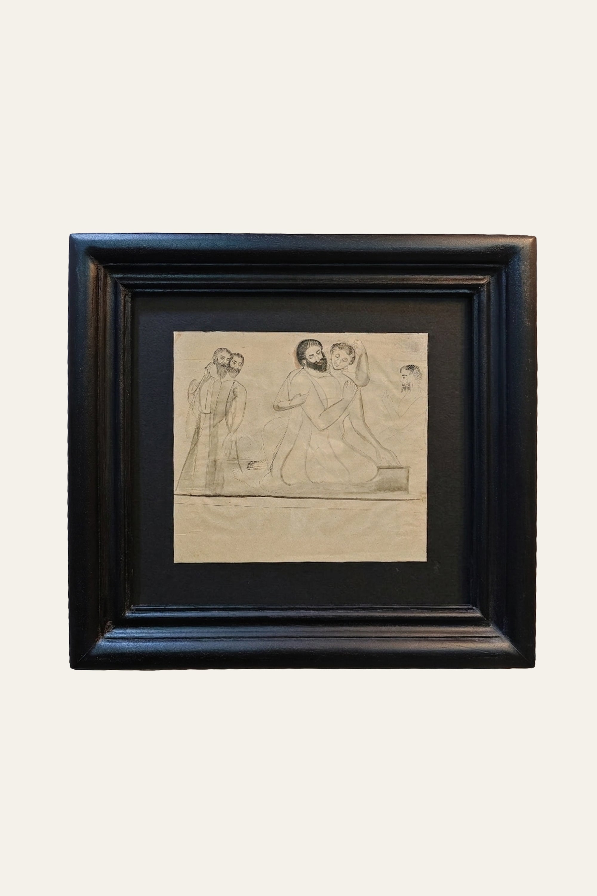 luxury black and white sketch wall decor