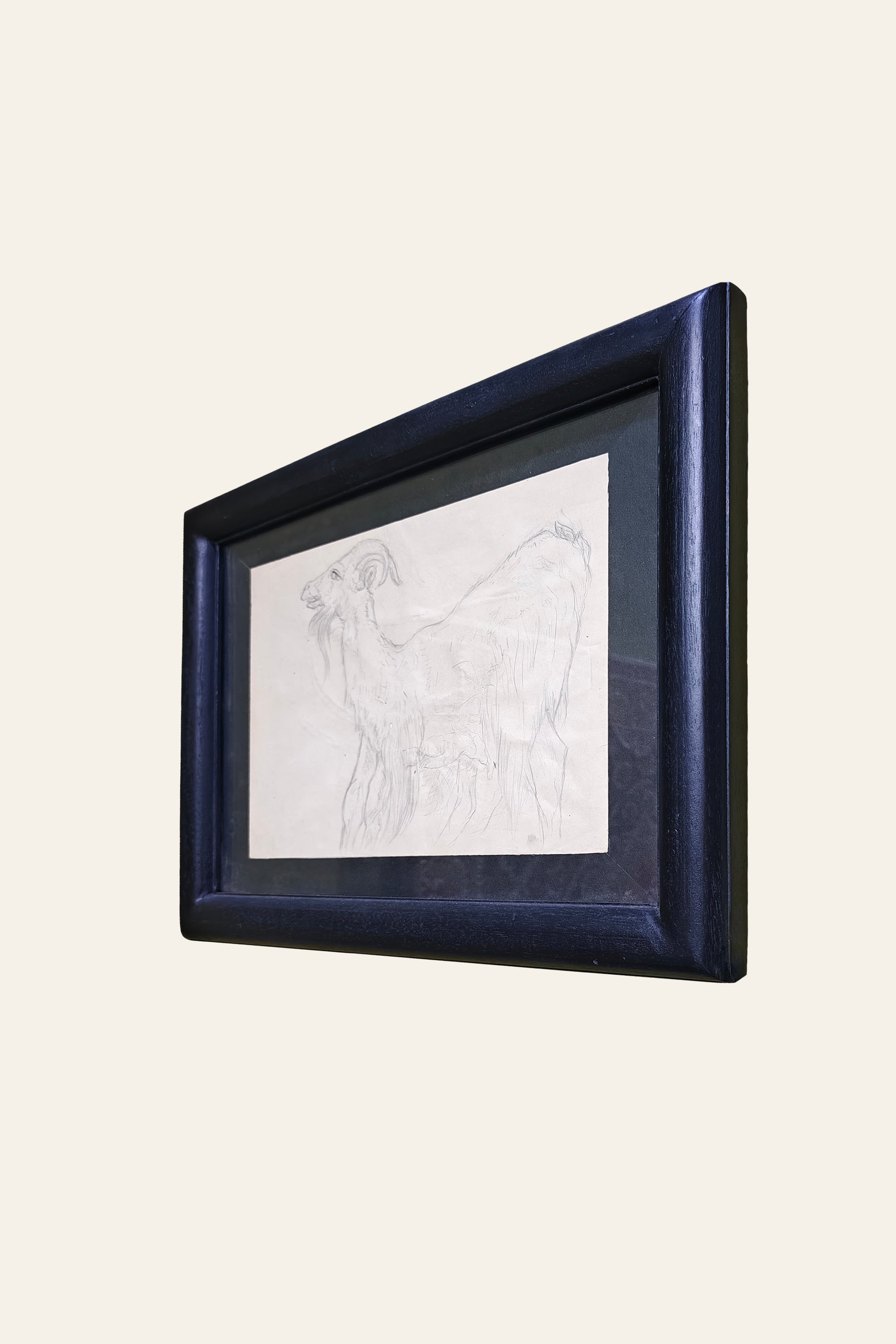 luxury goat wall artwork for home decor