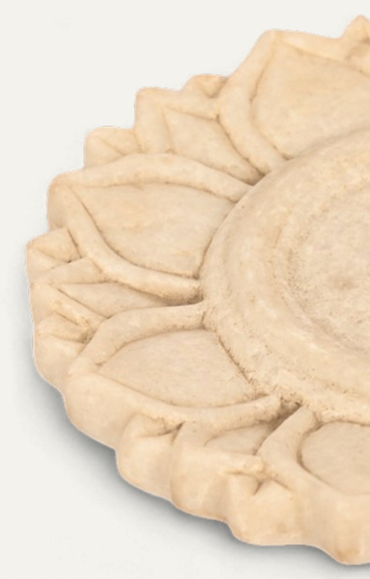luxury round marble serving tray