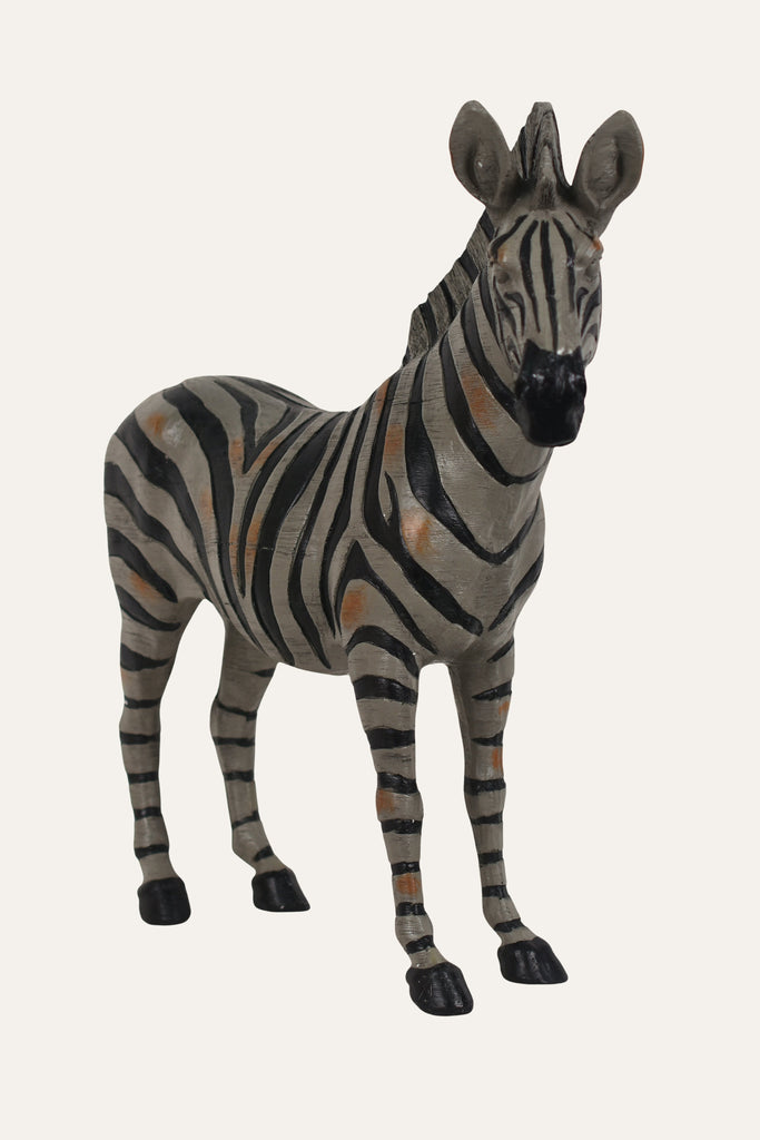 luxury zebra figurine for home decor
