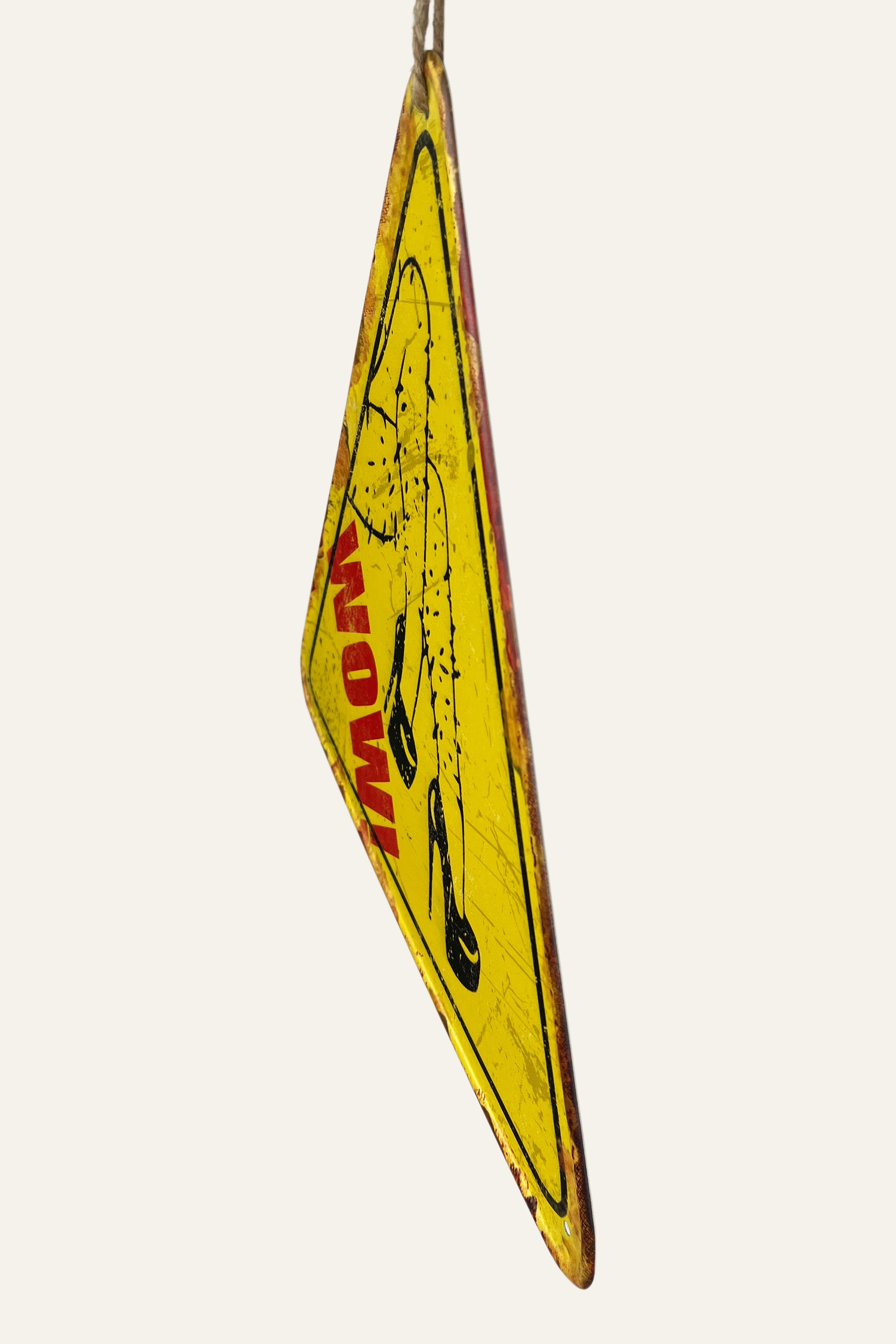 metal wall sign vintage