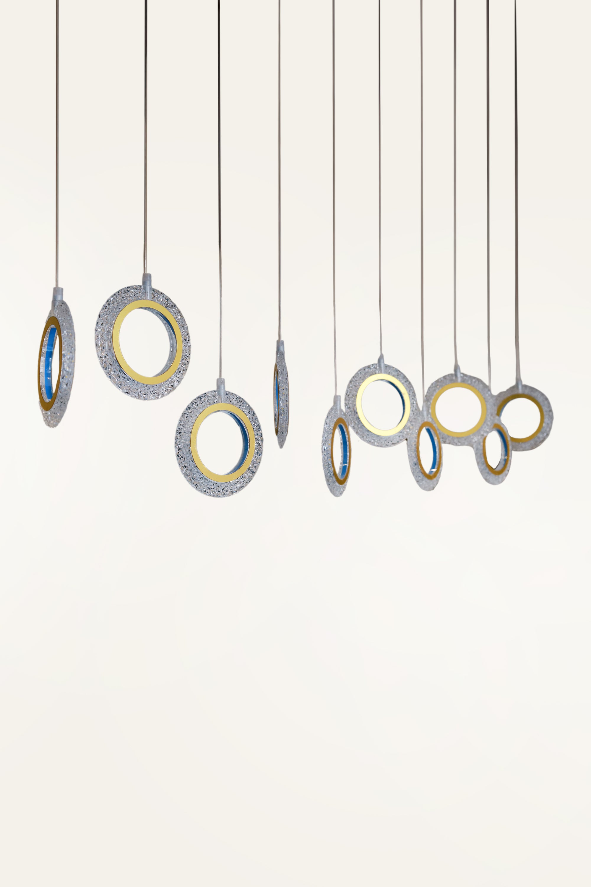 modern circular chandelier light