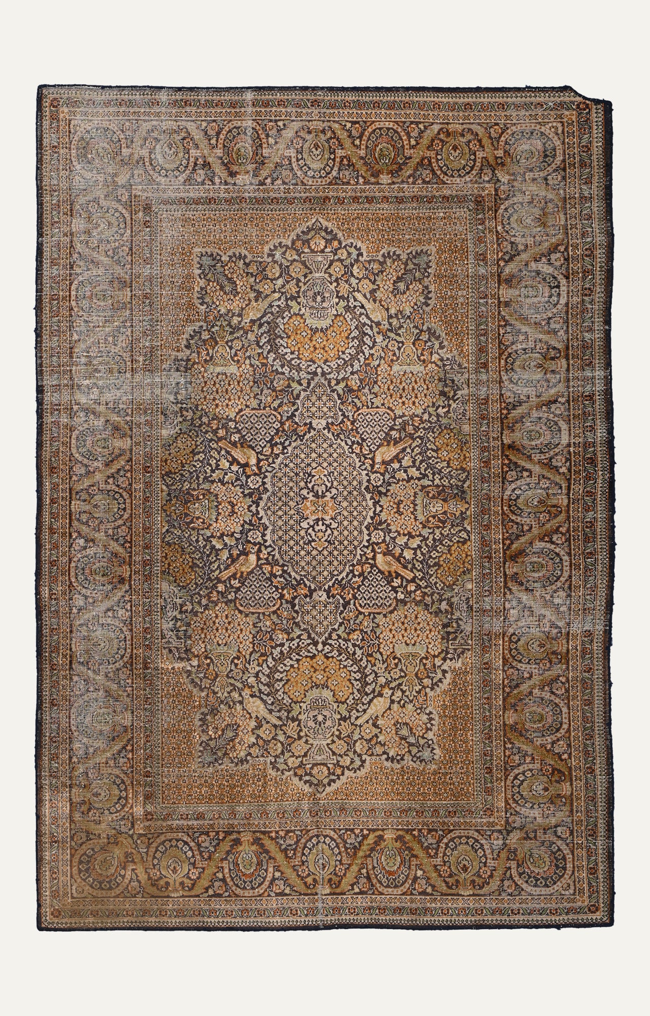 old Vintage Agra Hand knotted  Carpet