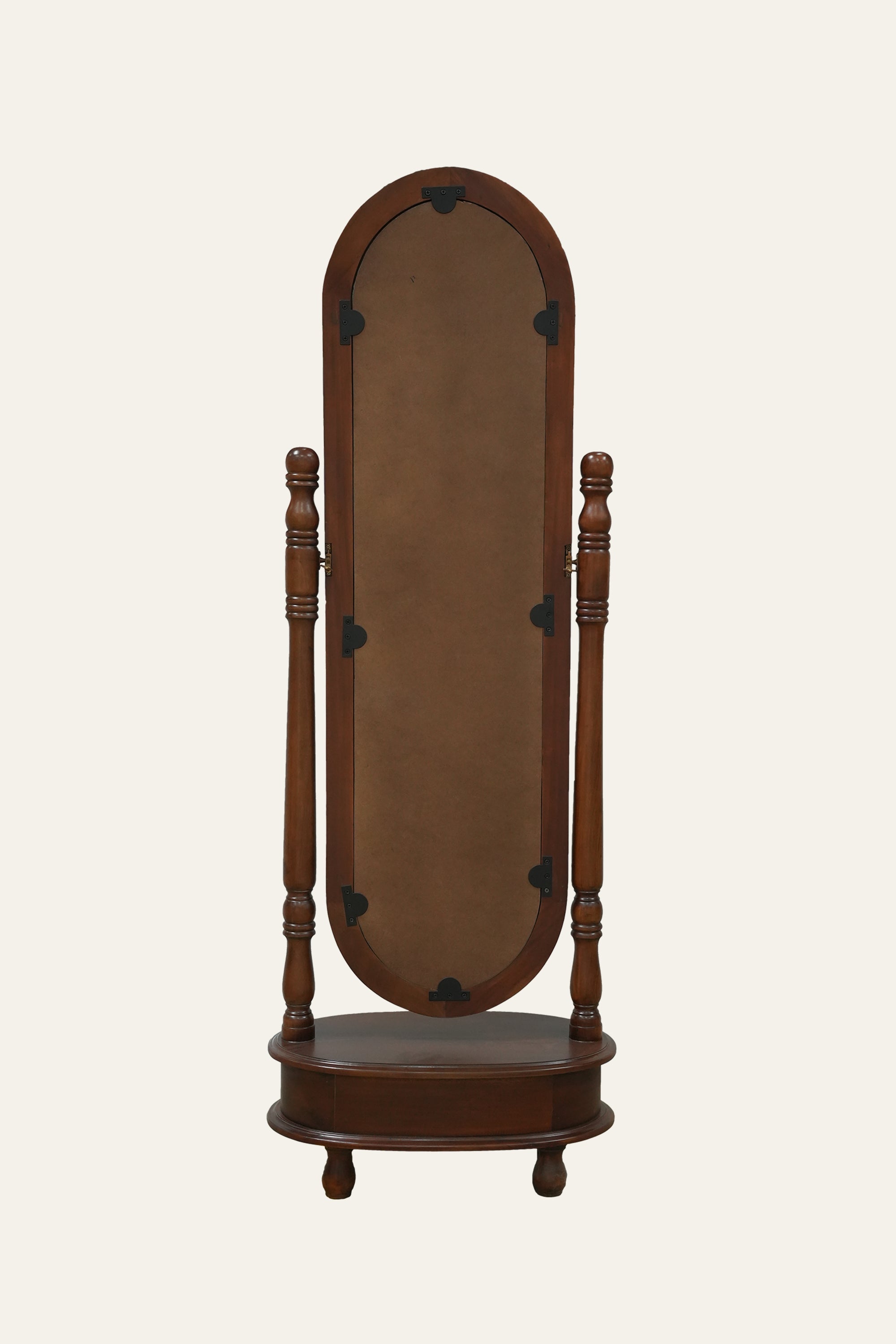 oval standing mirror
