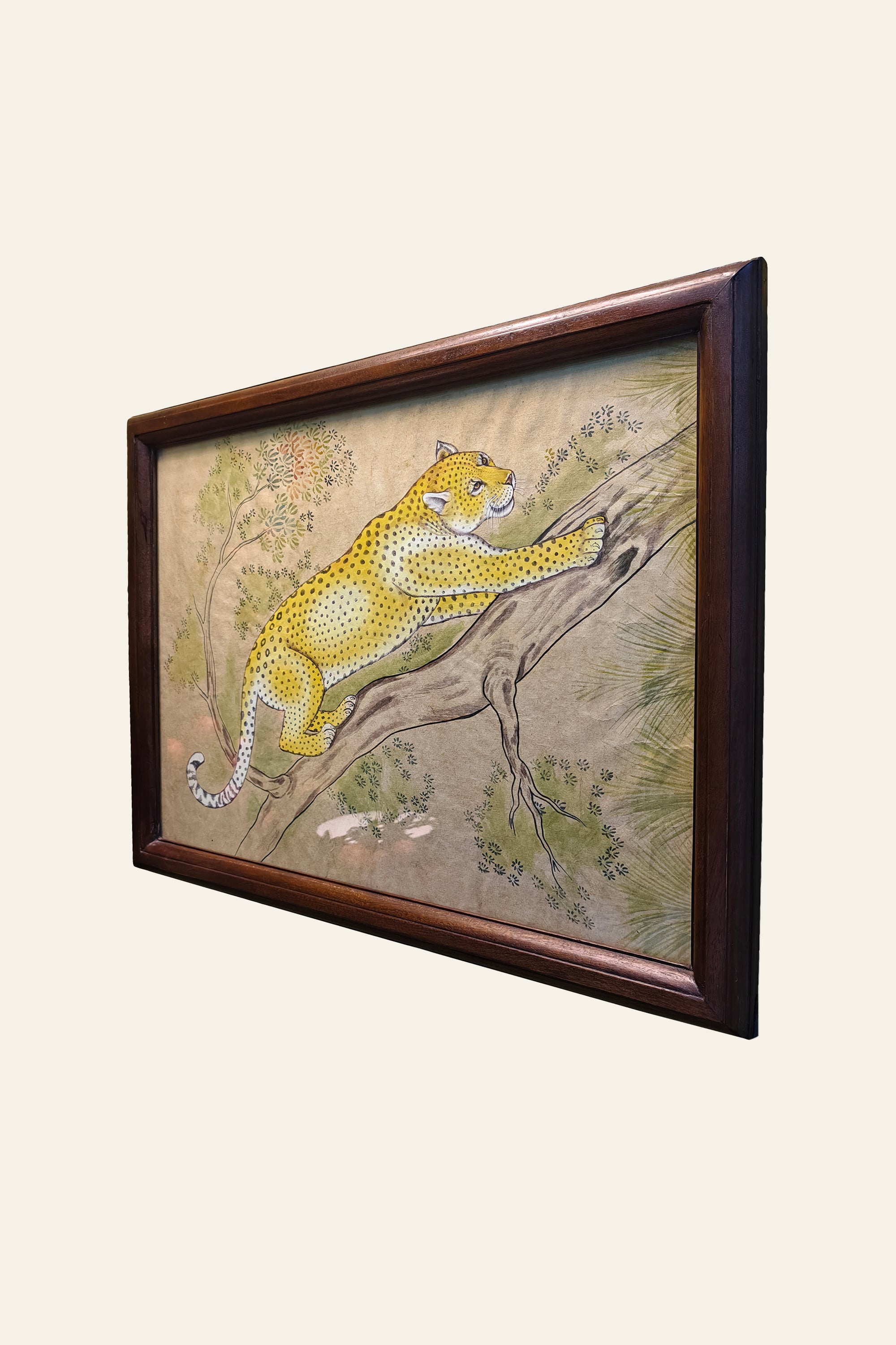 premium animal wall art with leopard