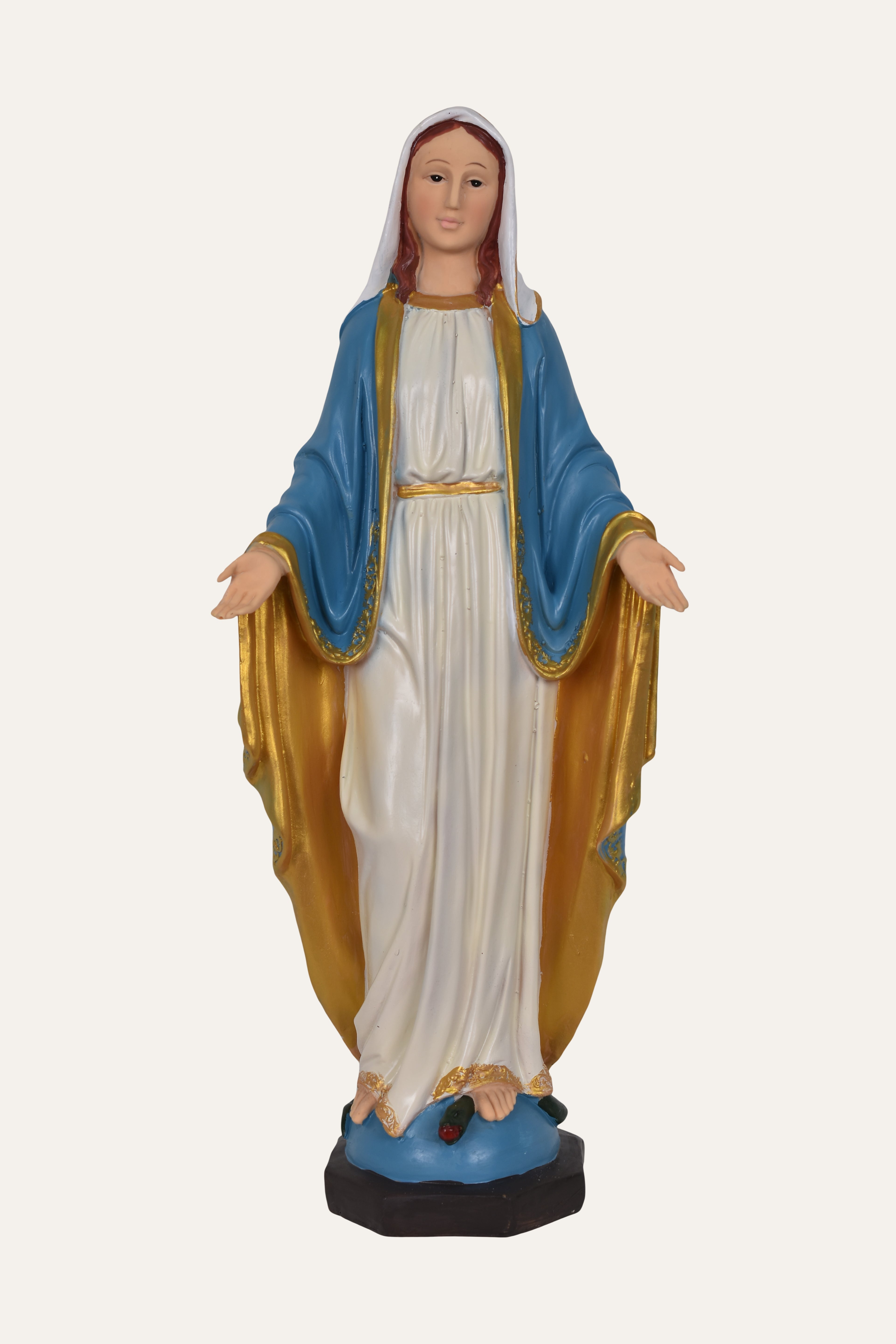 resin Virgin Mary blessing statue