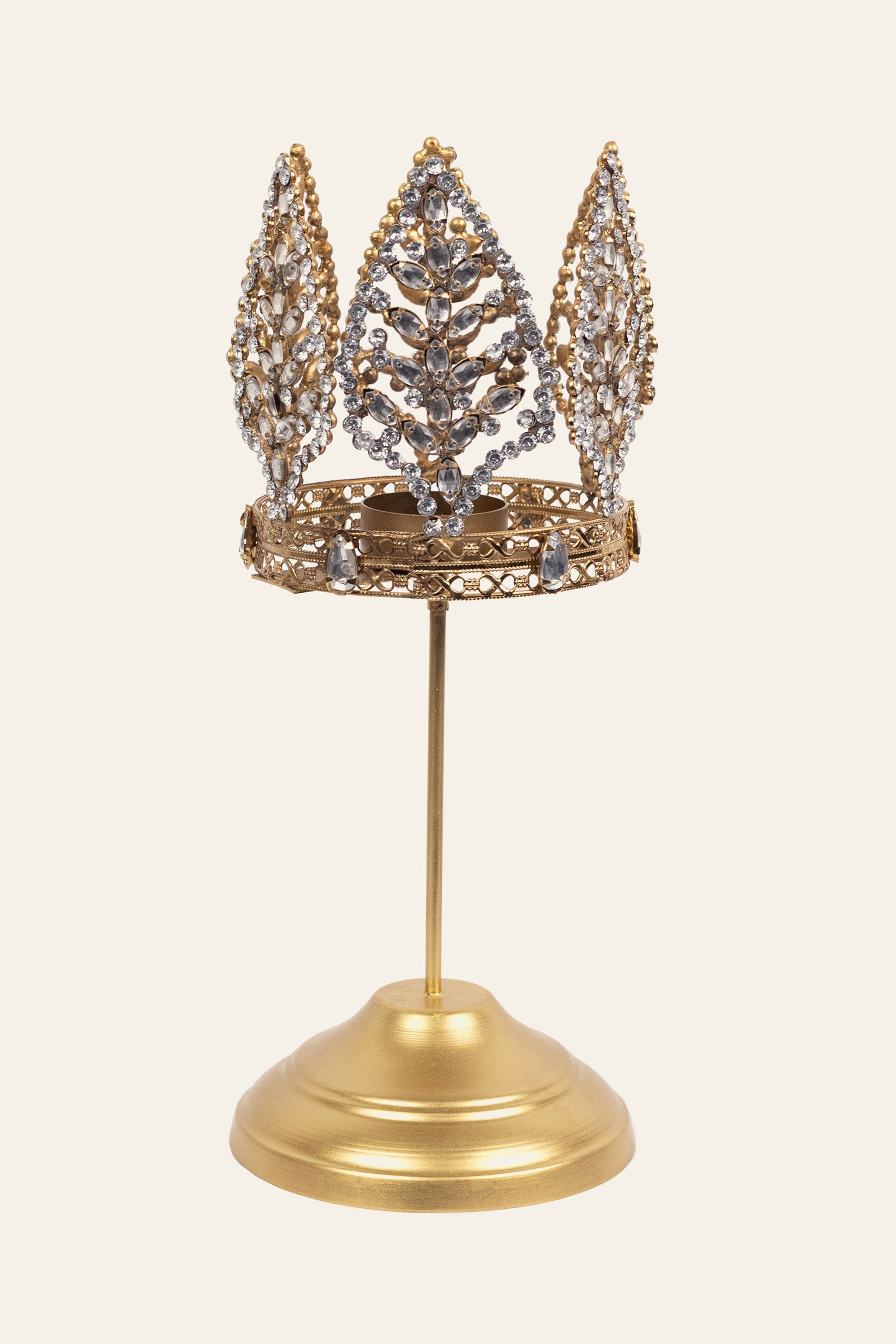 Ornate Metal Crown  Stand