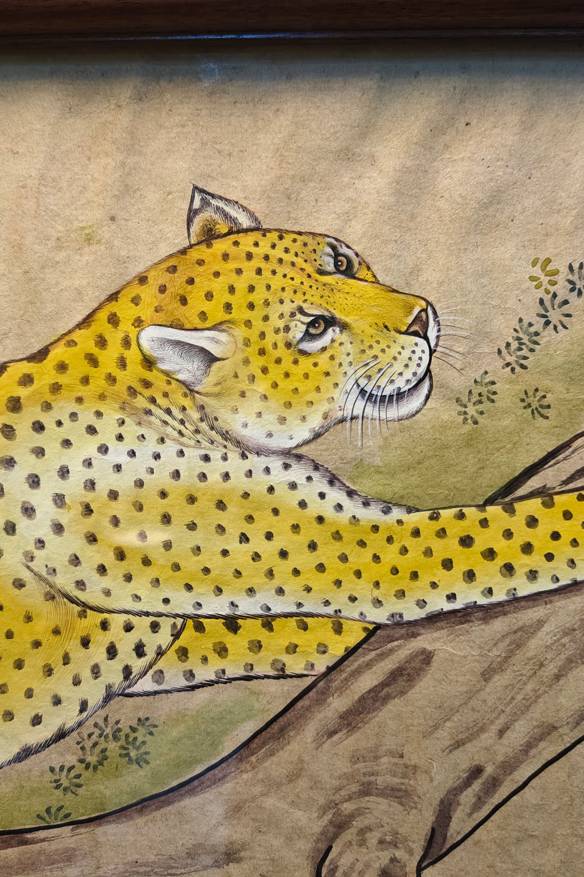 safari inspired leopard wall decor