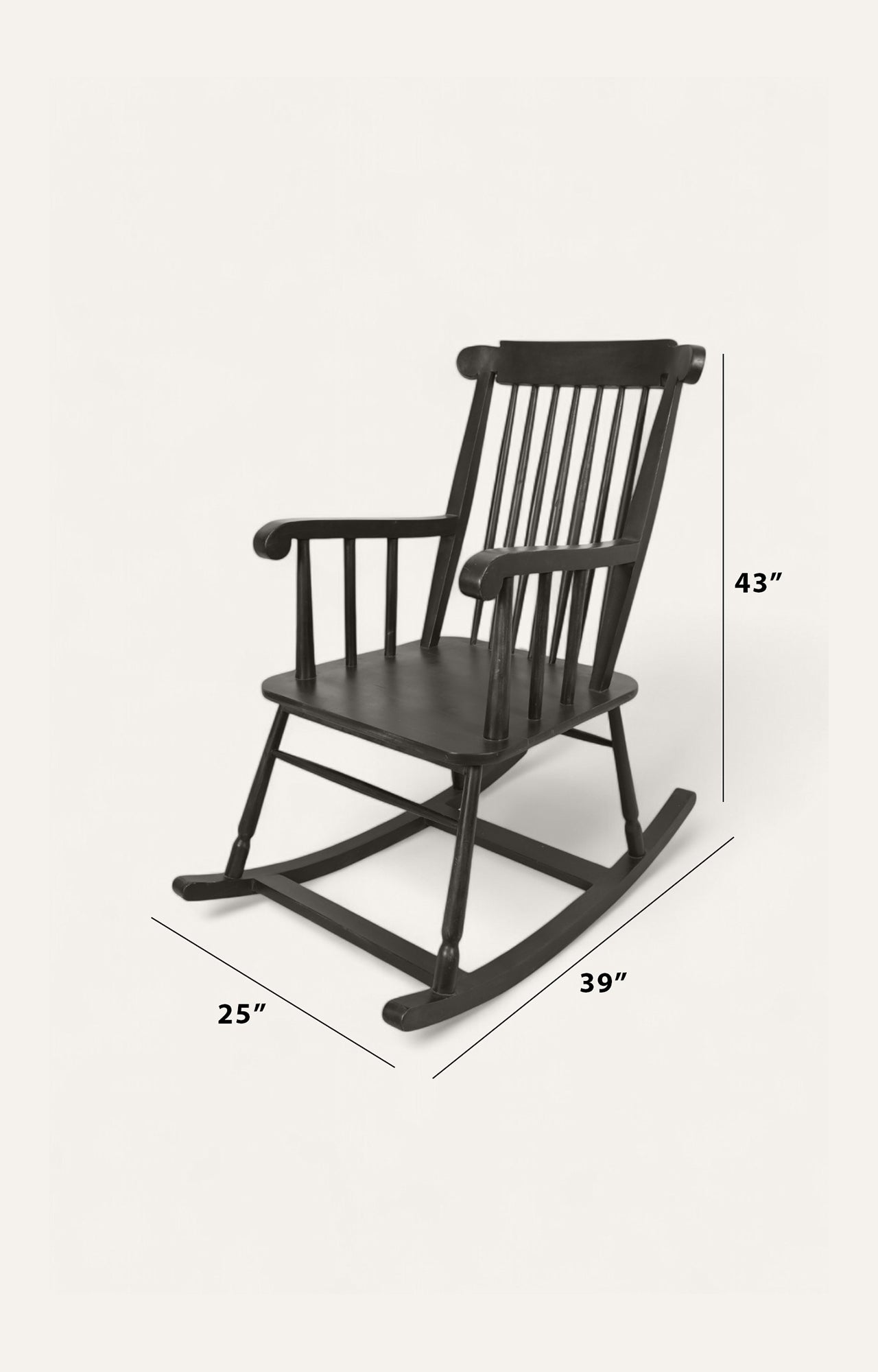 Wood Rocking Arm Chair