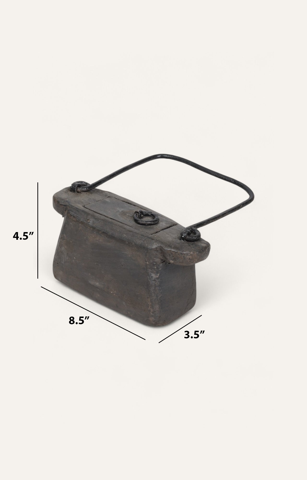 Angular Teak Box Table Decor