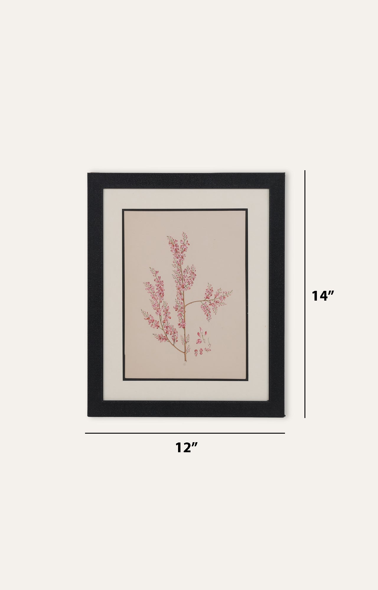 Watercolor Blossom Japanese flower branches floral art