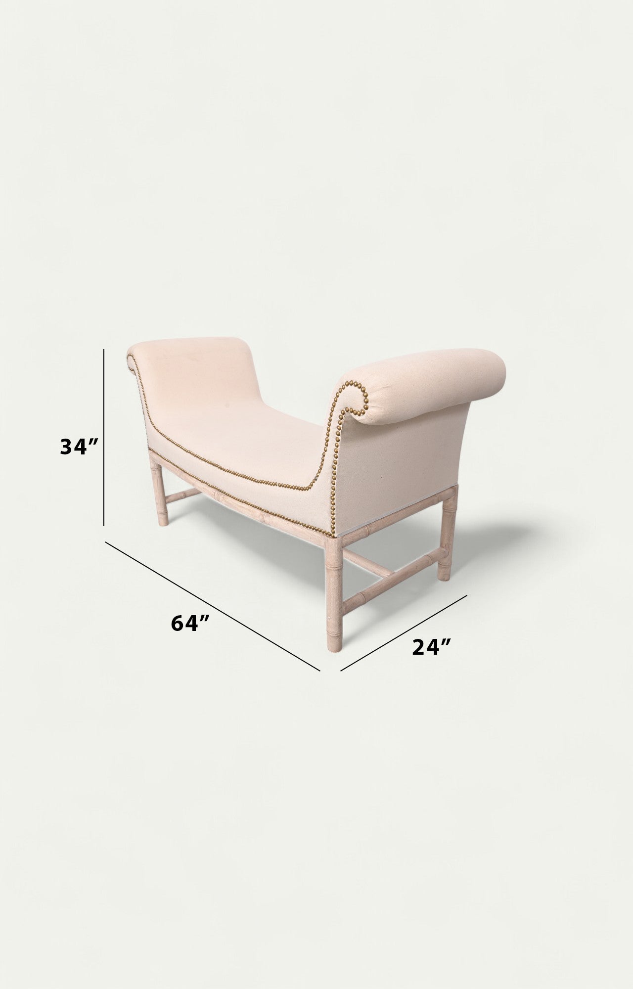 Arc Bench in Beige