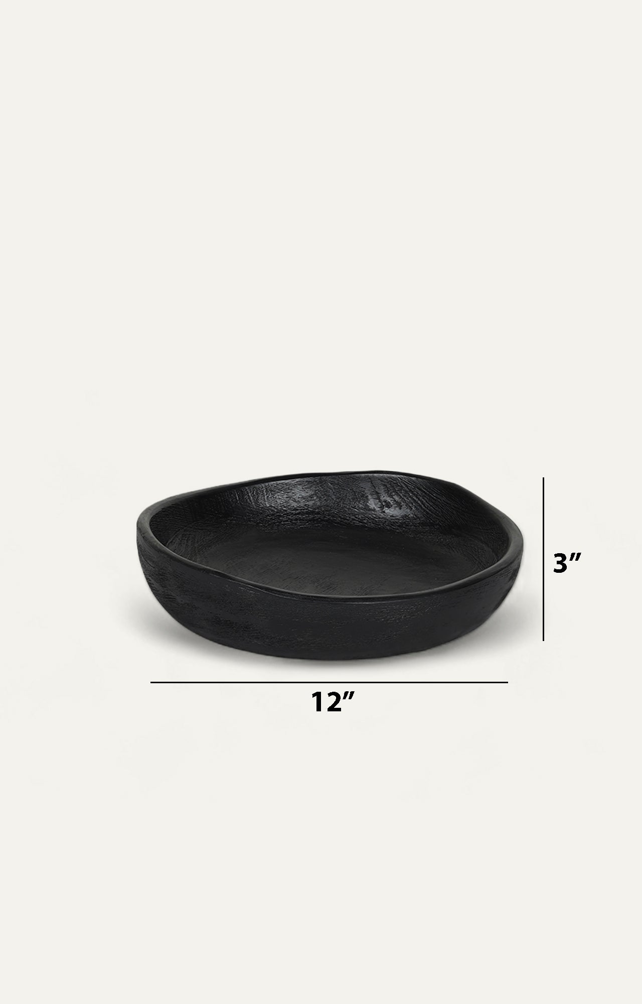 'Etagere' Matte Black Snack Bowl