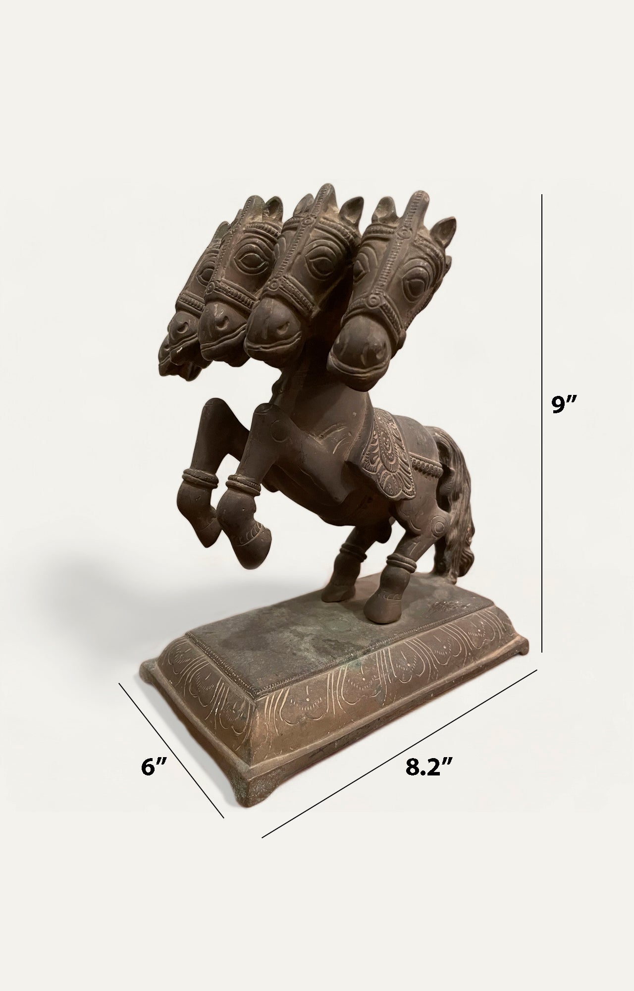 Five-Mouthed Horse Statue - Kallei"