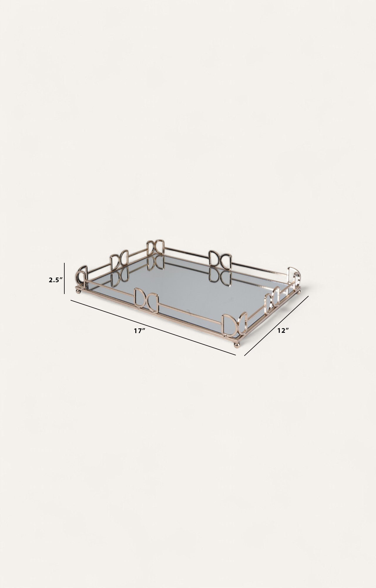 rectangular shapes tray