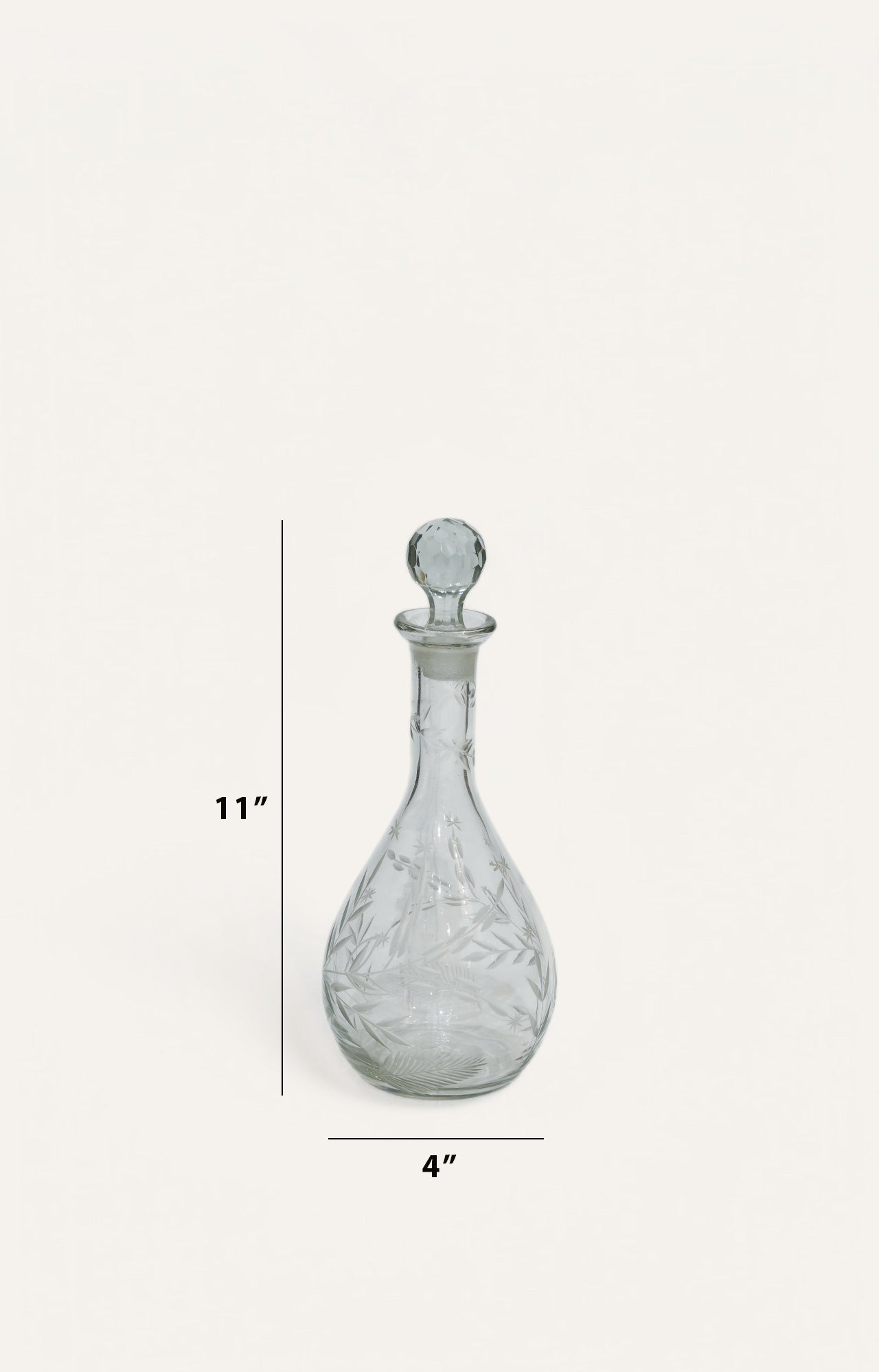 Helios Transparent Glass Decanter