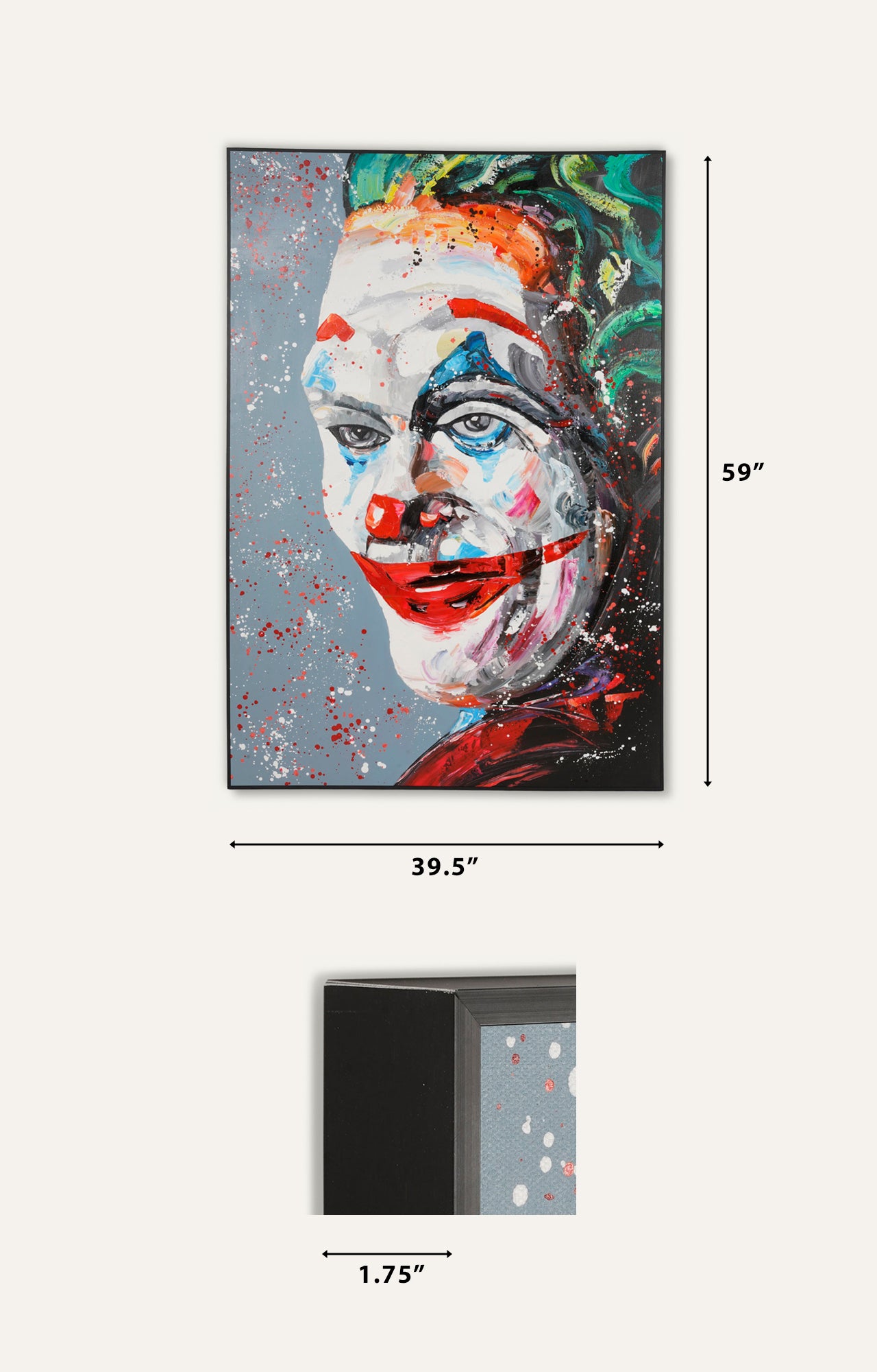 The Joker Oil Painitng